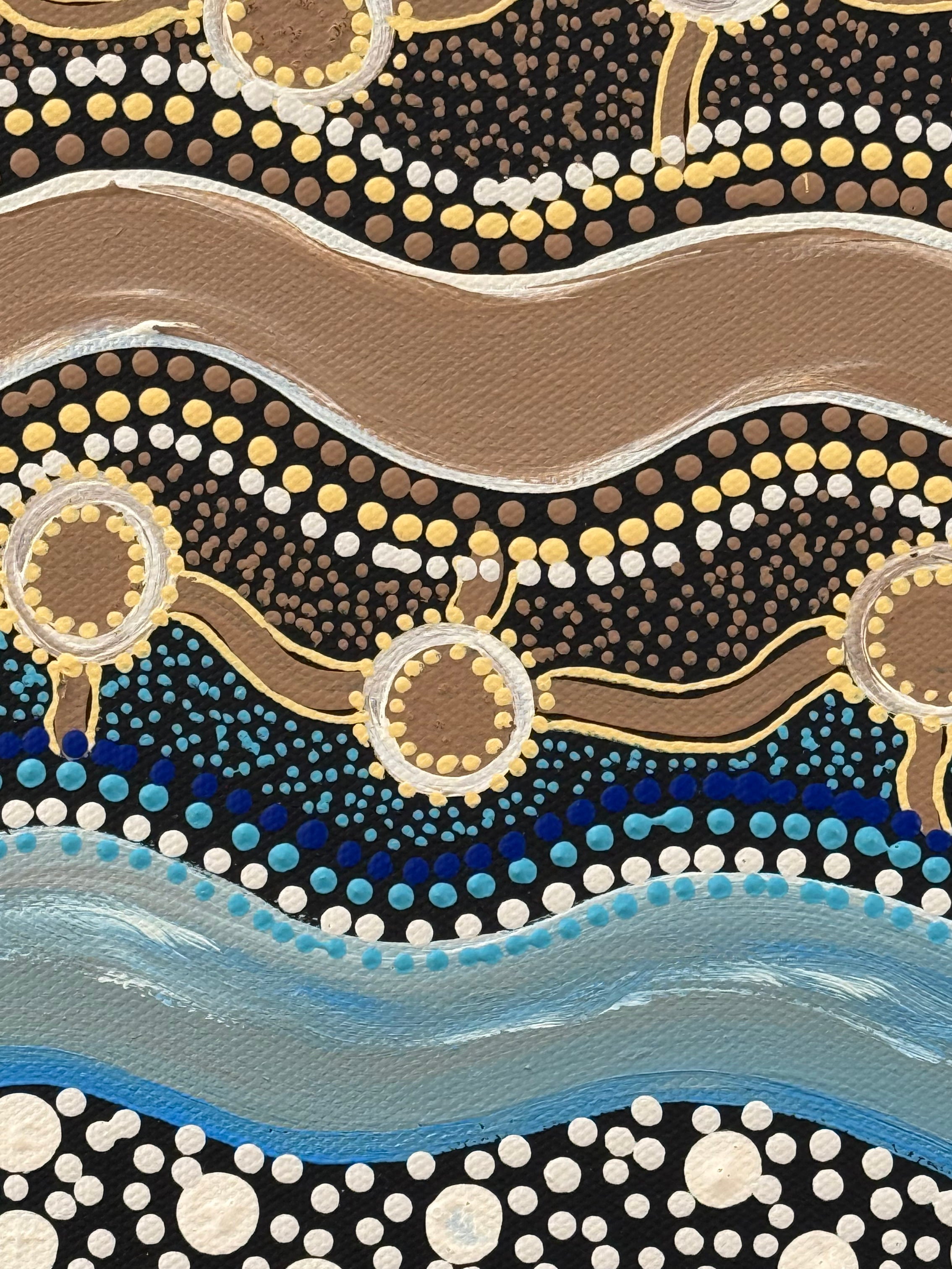 Deidre Burgoyne Rosier - Traveling from My Lands, Hills and to the Seas .39-6 *pre-stretched*