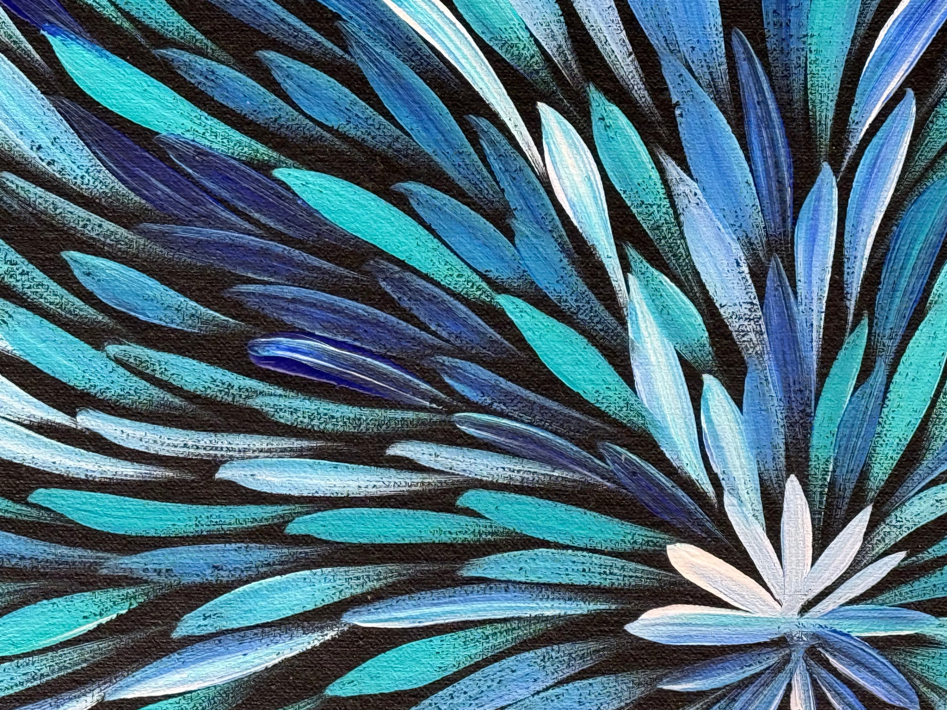 Sharon Numina - Bush Medicine Leaves - 72x88cm .14-14