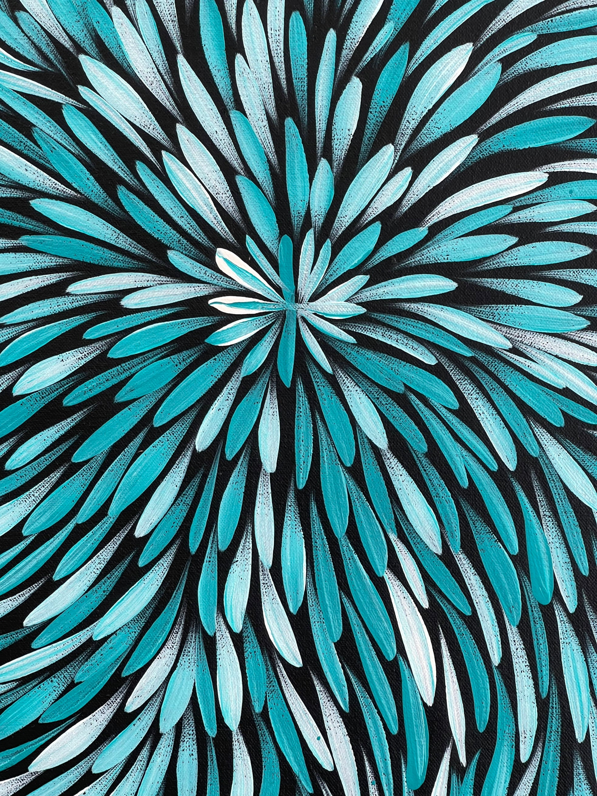 Sharon Numina - Bush Medicine Leaves - 54x56cm .28-15