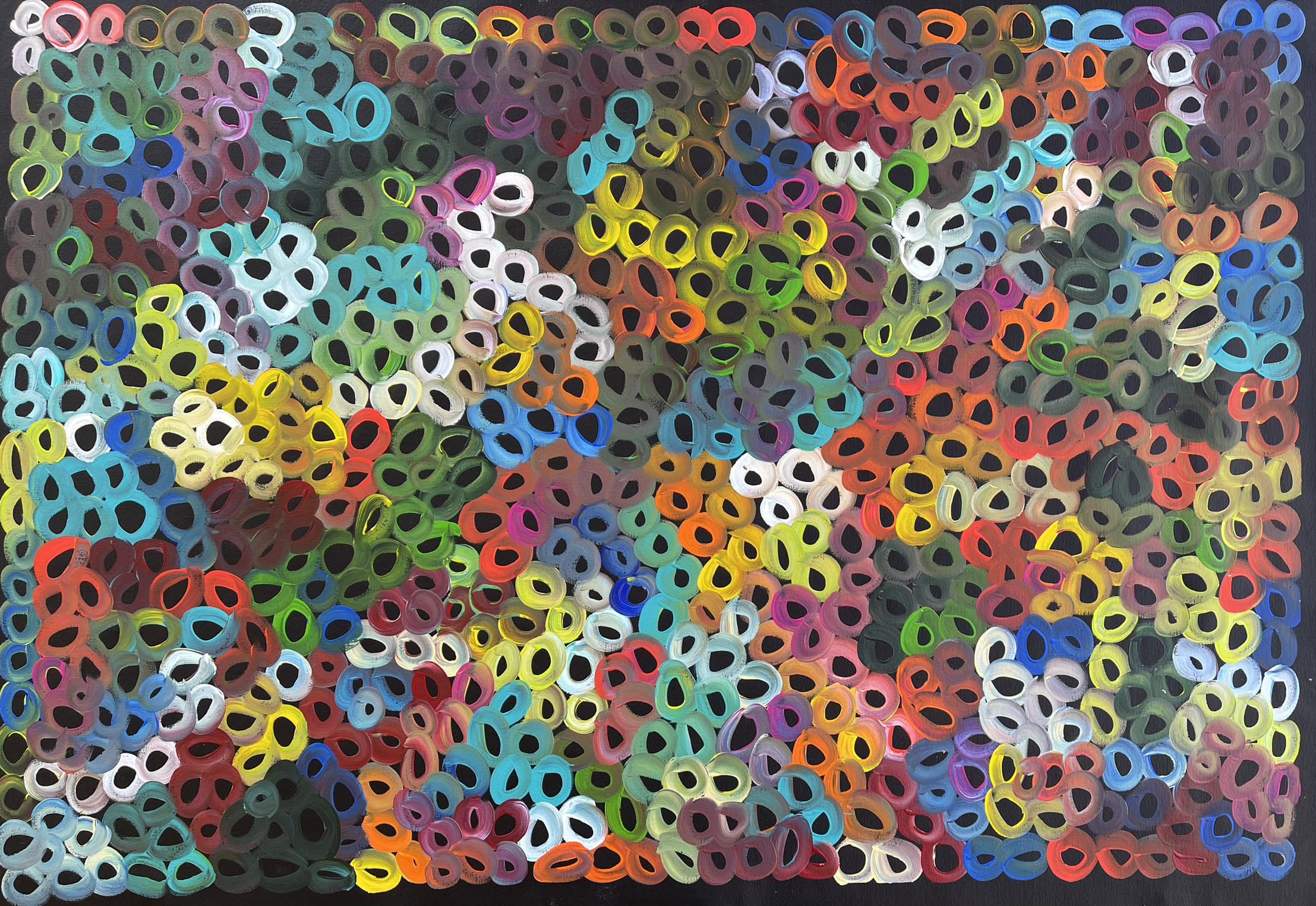 Louise Numina Napananka - Bush Melon - 140x95cm .58-6