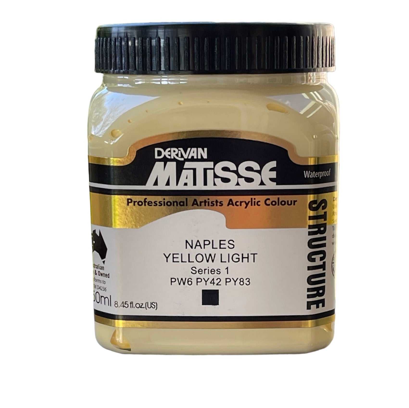 Matisse Acrylic Paint - Naples Yellow Light