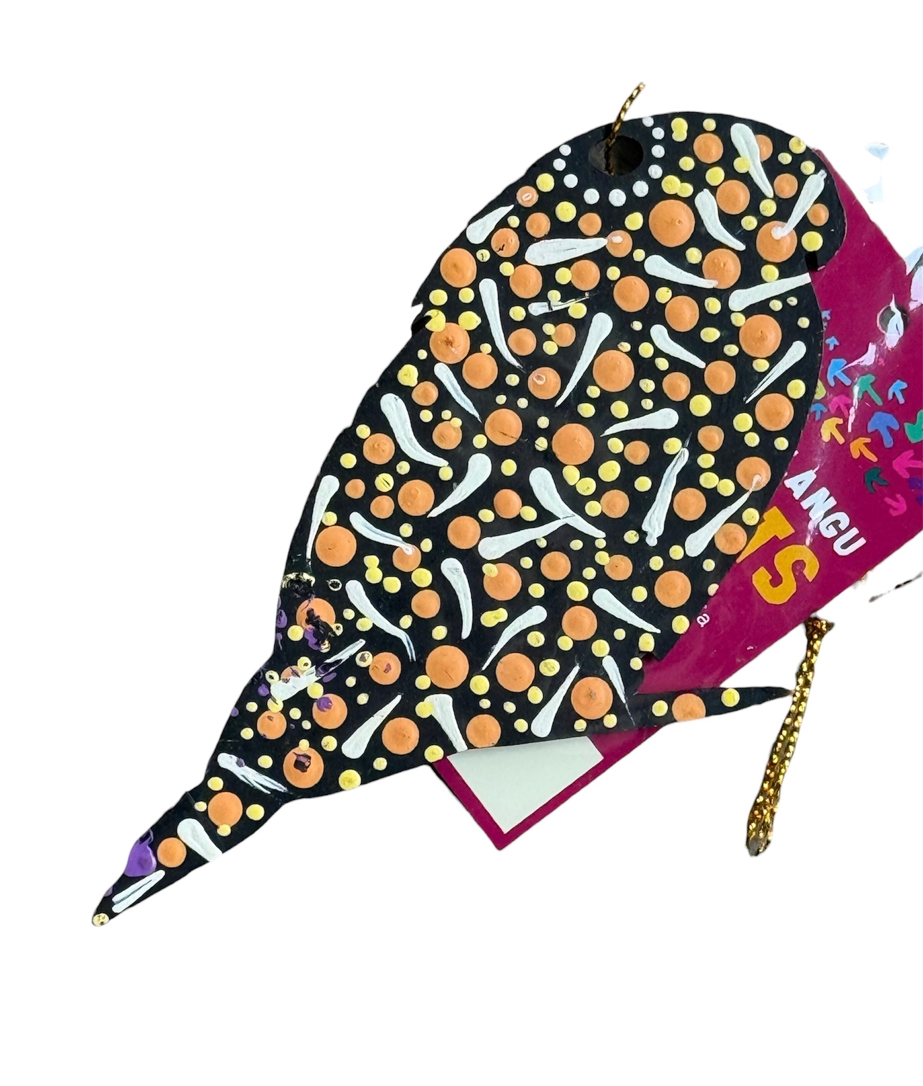 Hand Painted Decoration - Budgerigar .3