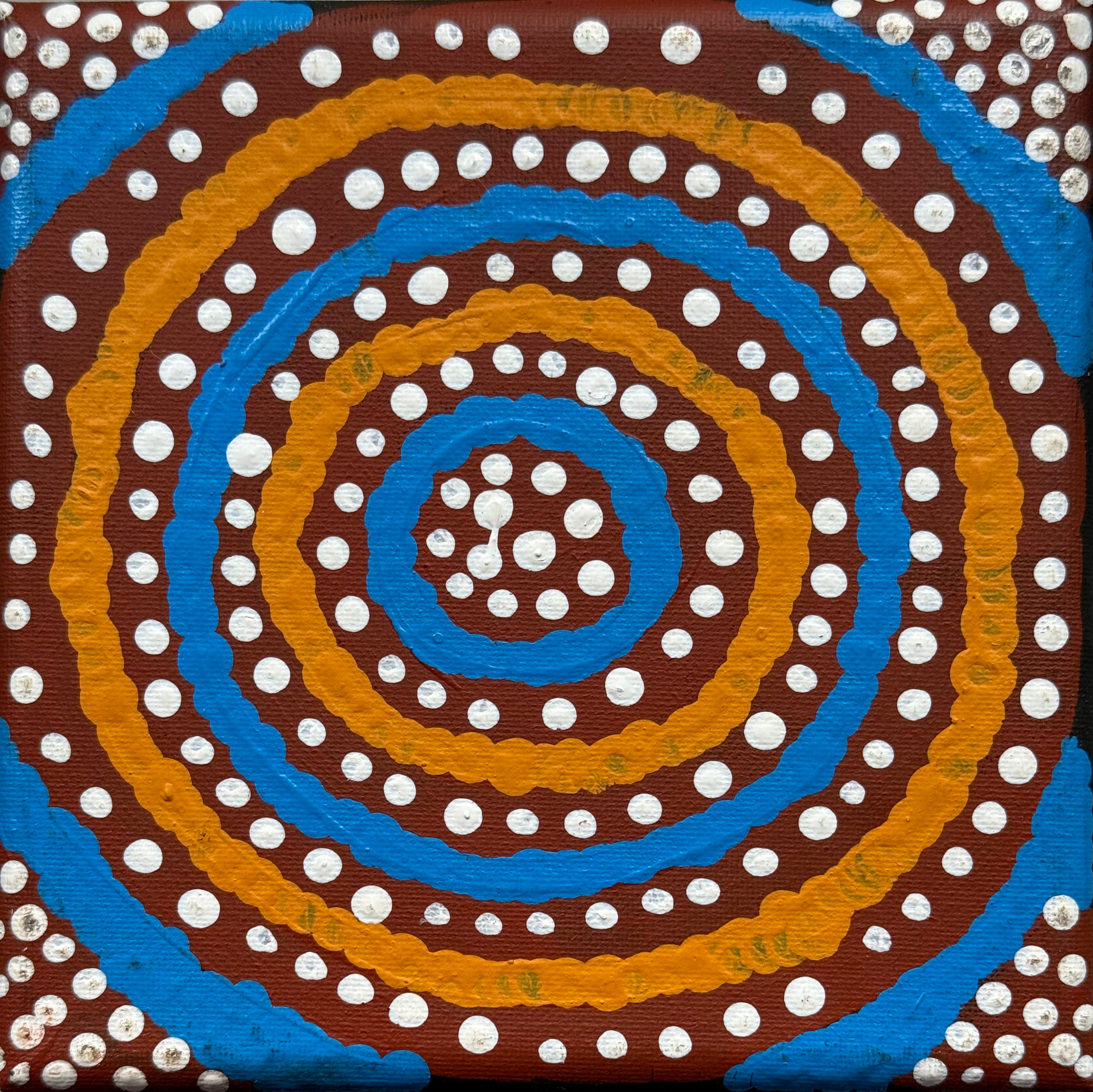 Ingrid Napangardi Williams - Snake Vine Dreaming - Stretched