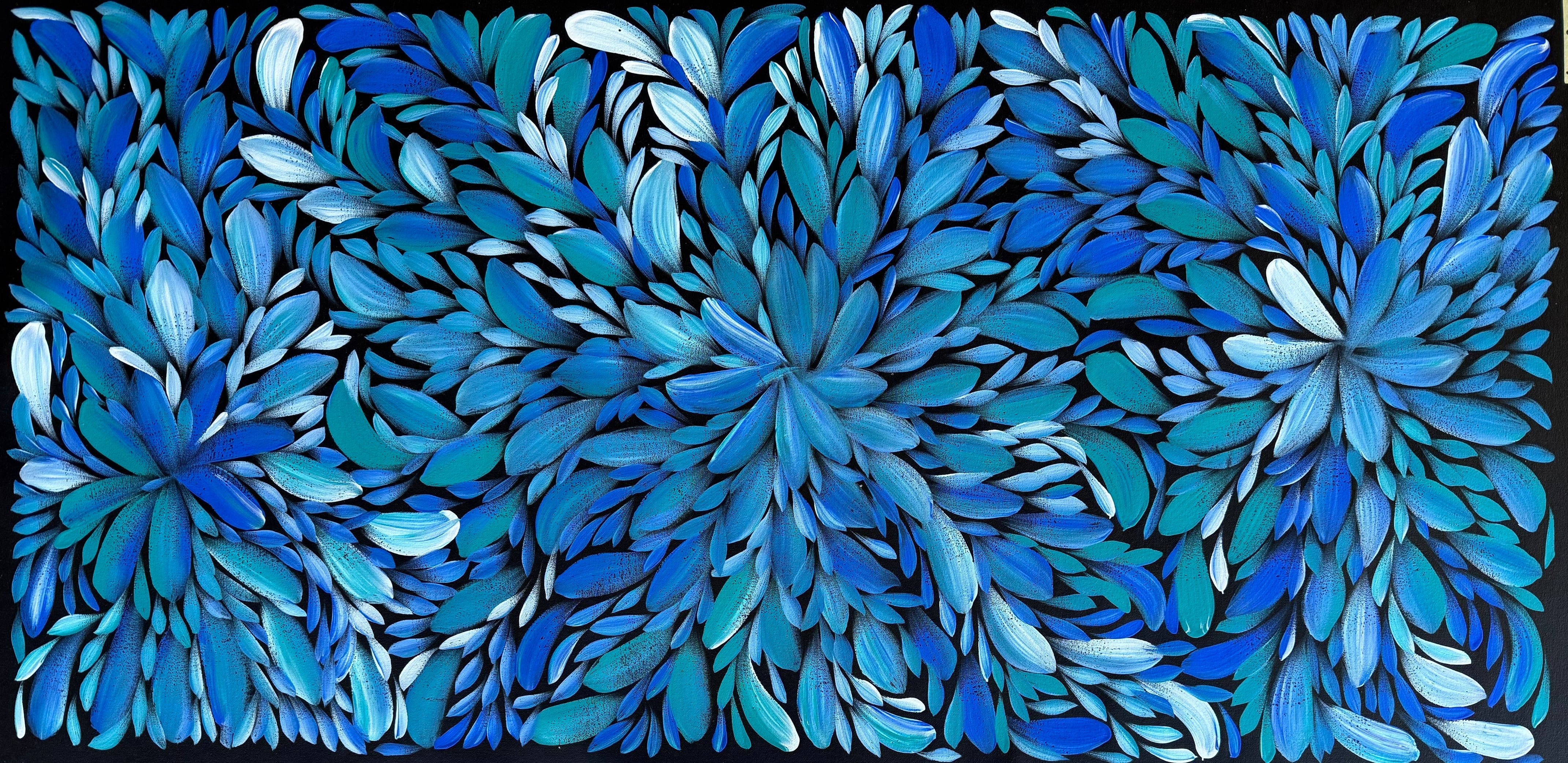 Louise Numina Napananka - Bush Medicine Leaves - 60x124cm .32-3