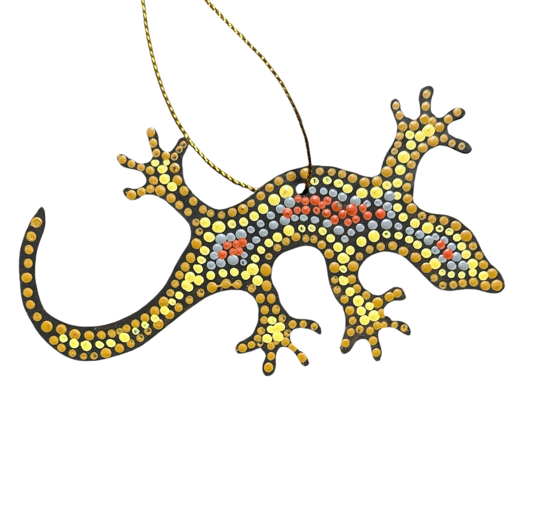Hand Painted Decoration - Gecko