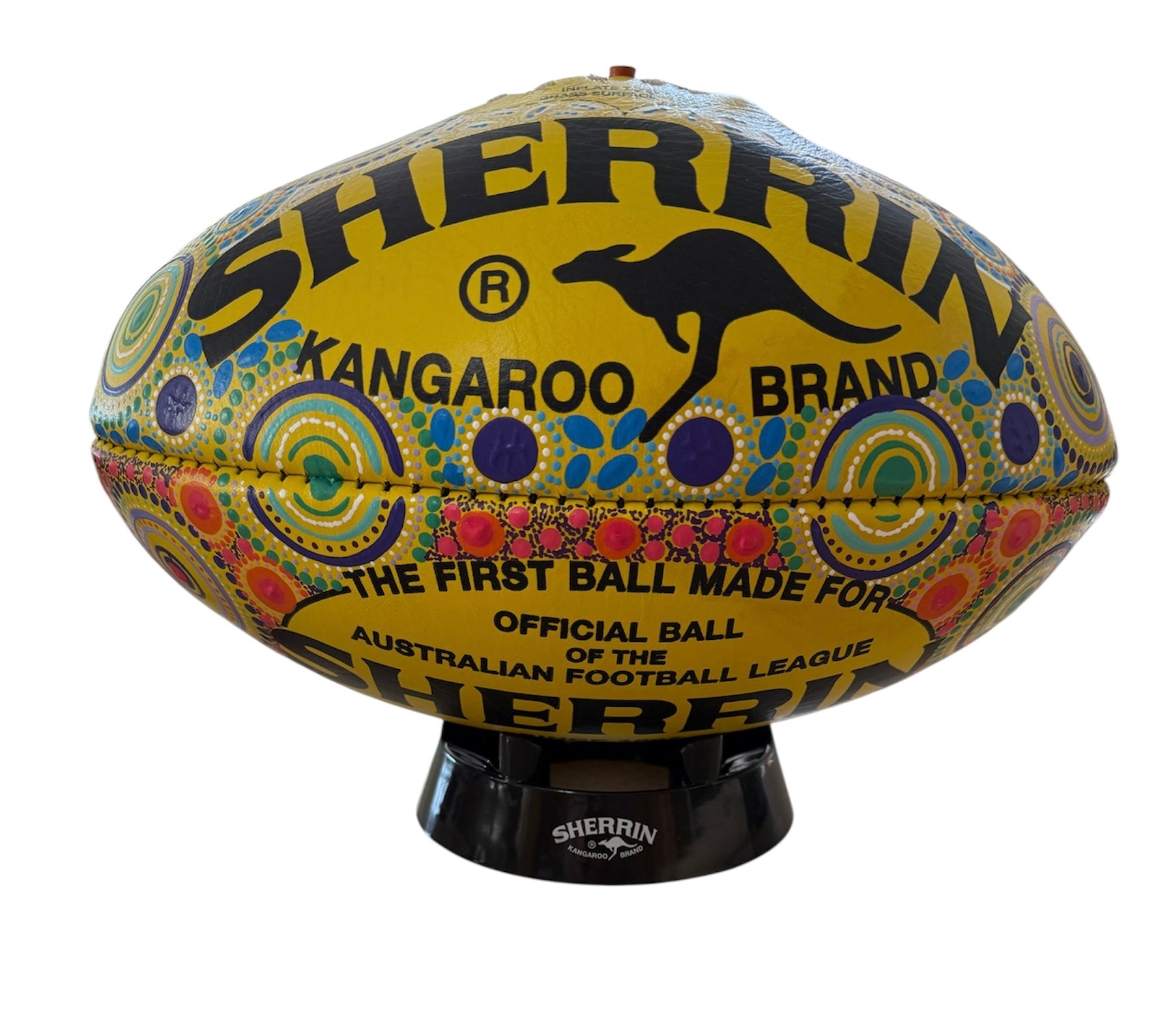 Hand Painted Sherrin Football - Cherelle Williams