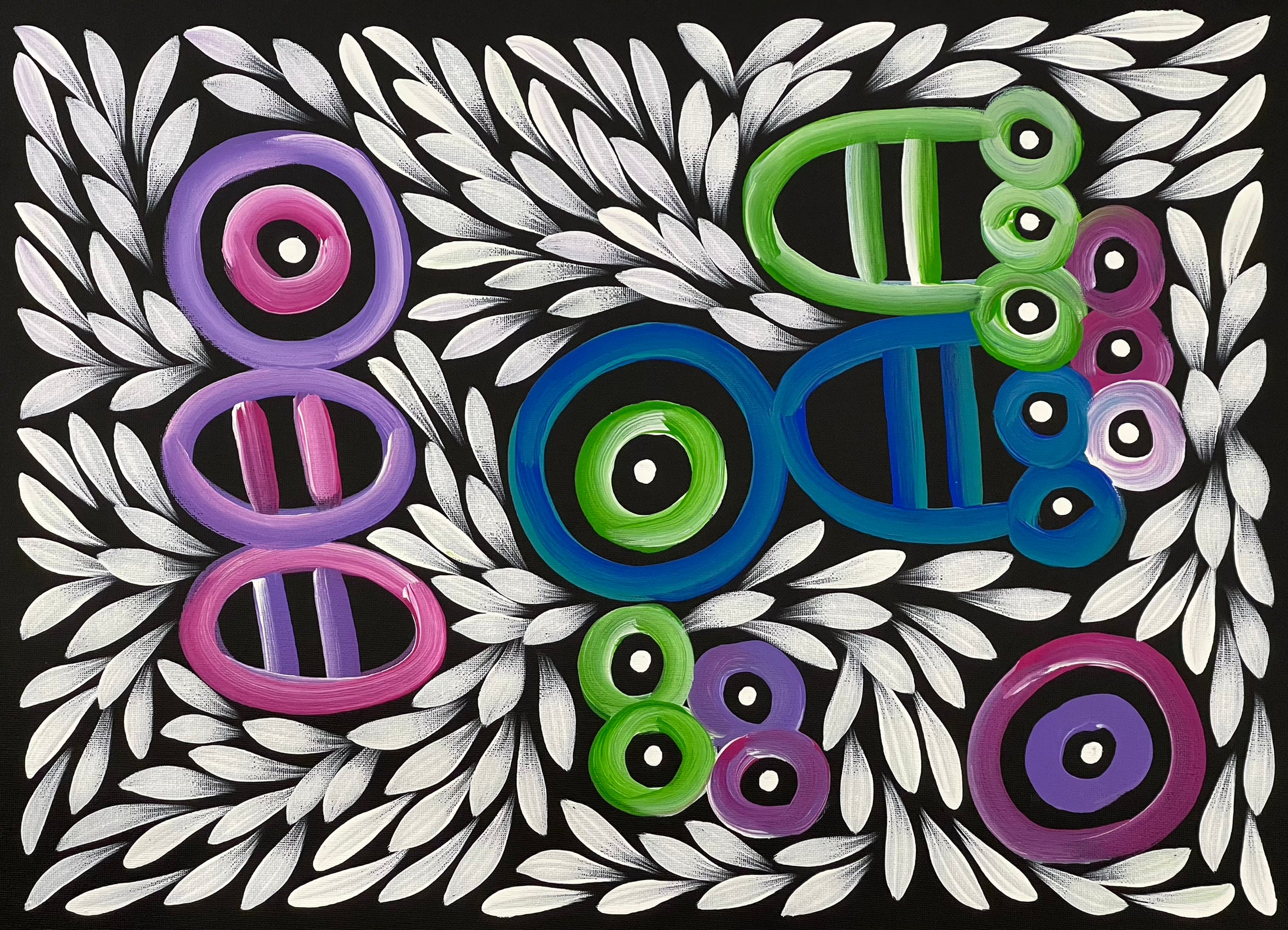 Jacinta Numina Waugh - My Country Atnangkerre - 53x38cm .50-10