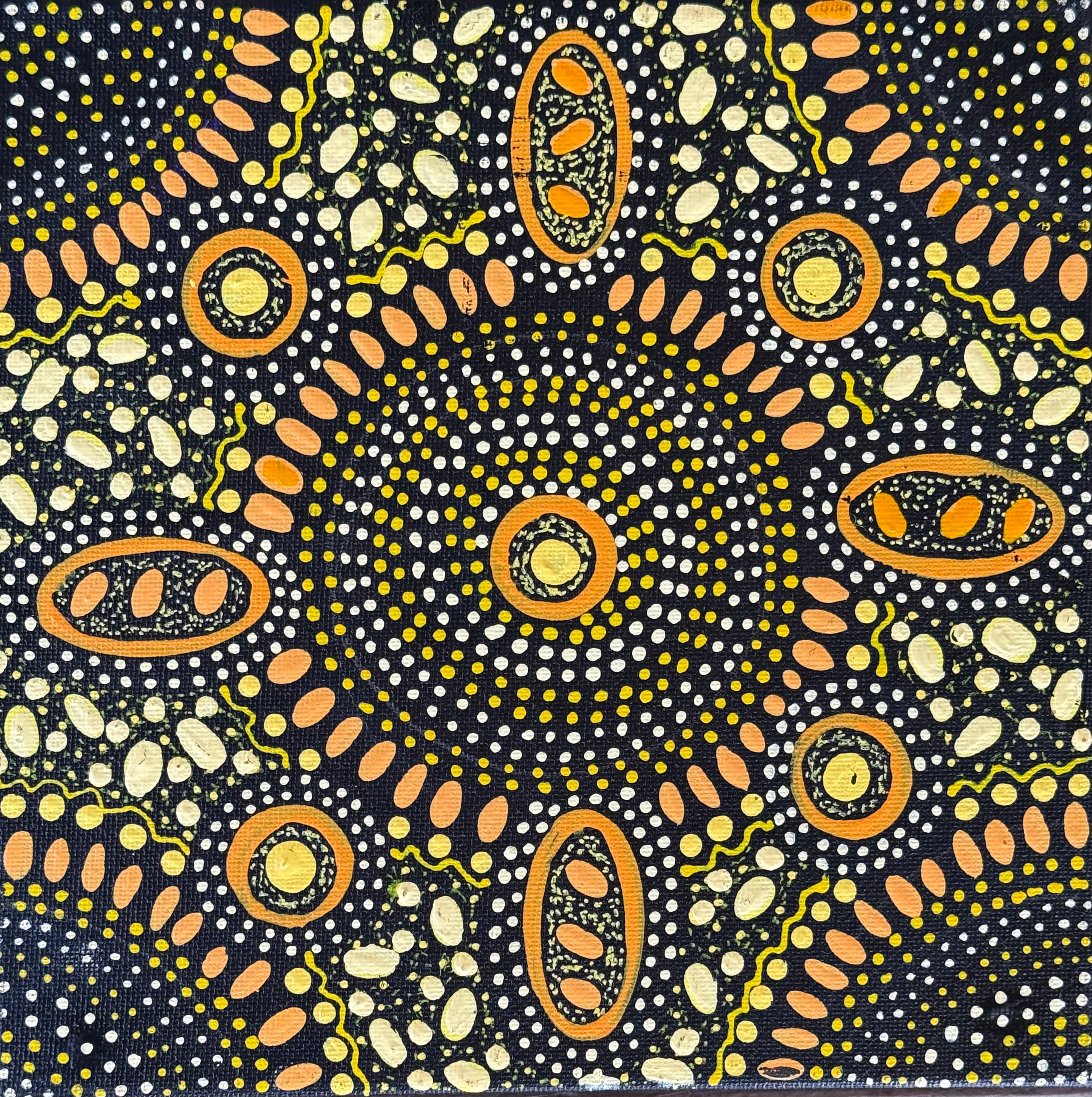 Patricia Oliver - 20 x 20cm Stretched