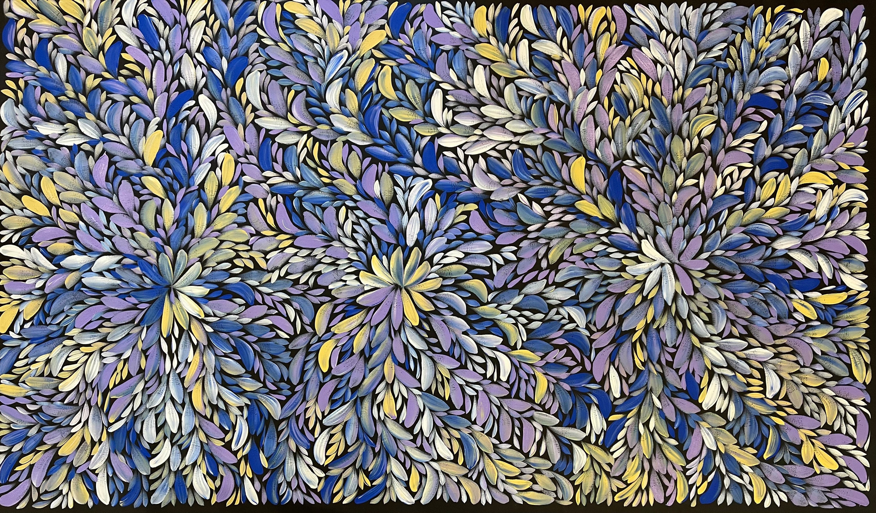 Louise Numina Napananka - Bush Medicine Leaves - 202x118cm .13-1