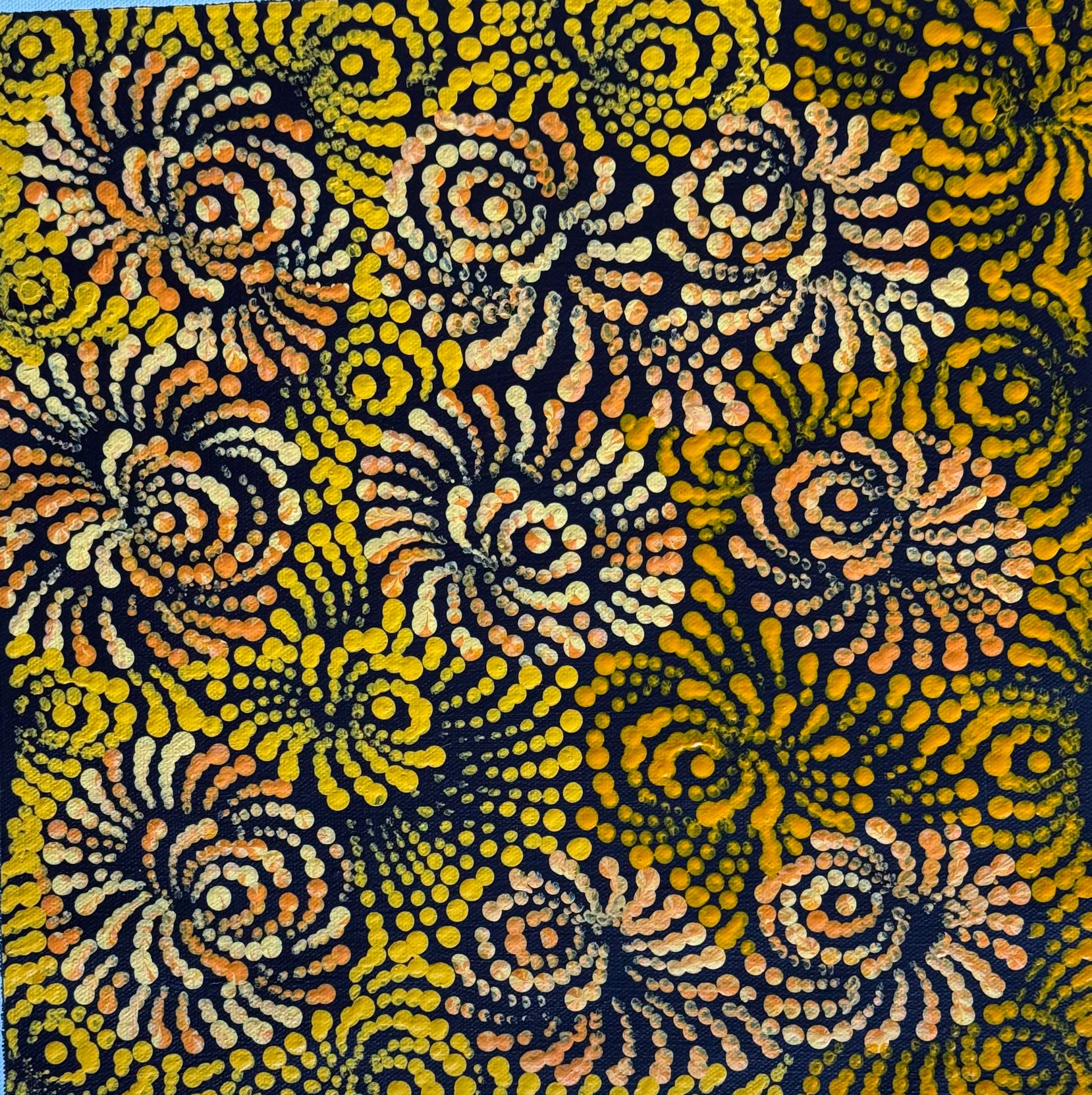 Maria Nampijinpa Brown - Flying Ants Dreaming (Pamapardu Jukurrpa) .48-6