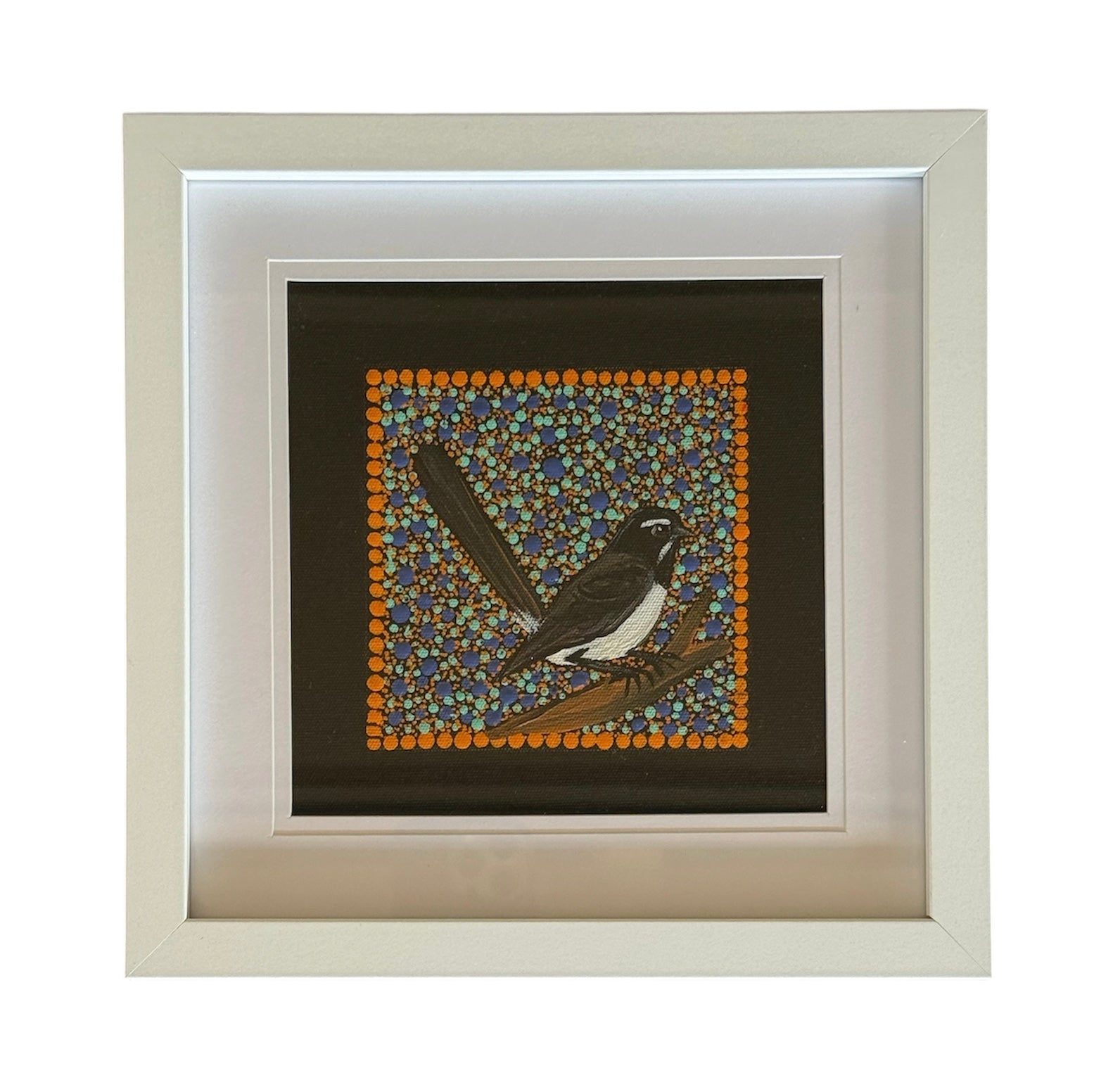 Kathleen Buzzacott - Willy Wagtail - Small, Framed .281