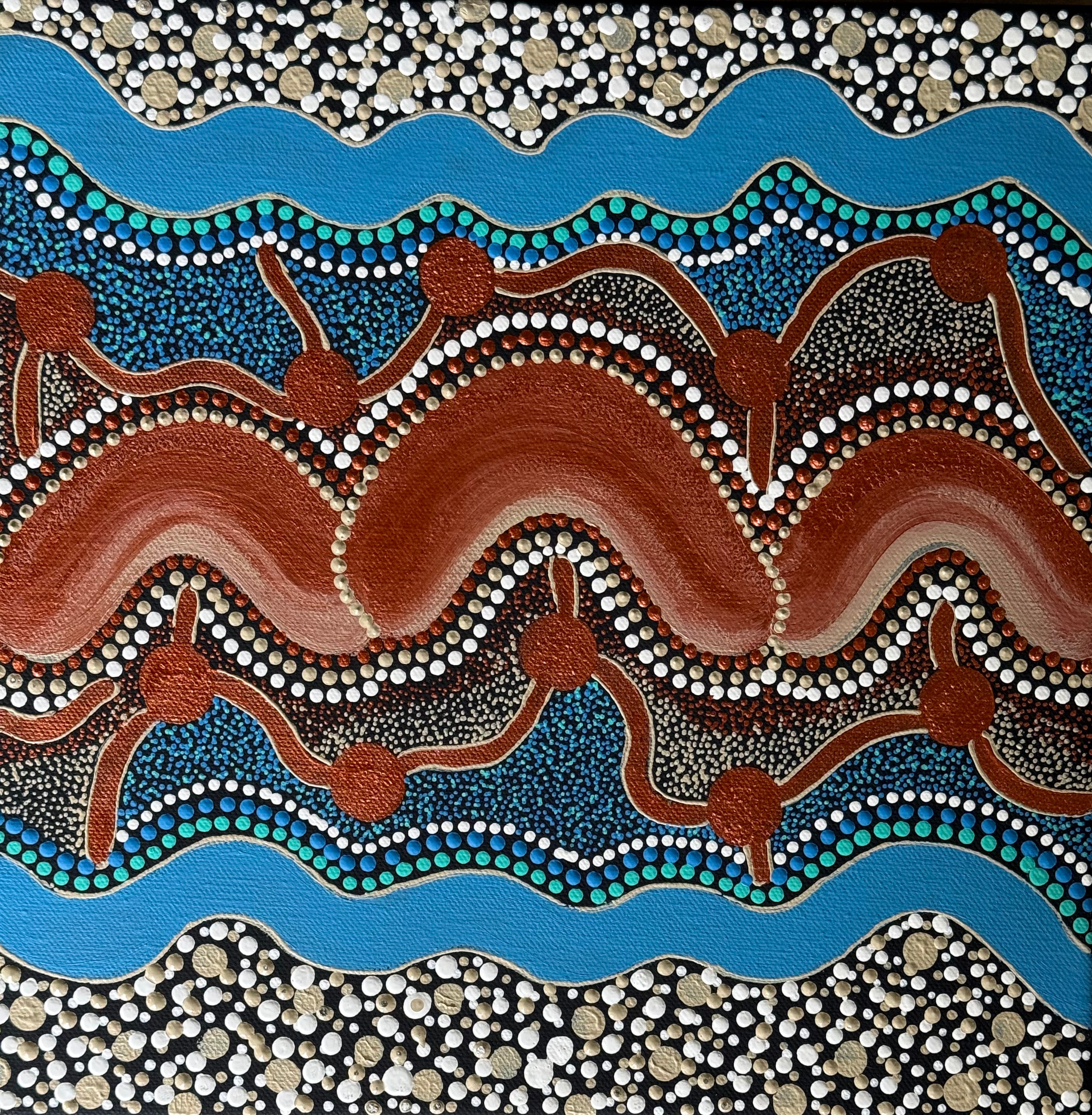 Deidre Burgoyne Rosier - My Travels to Land and Sea .51-12 *pre-stretched*