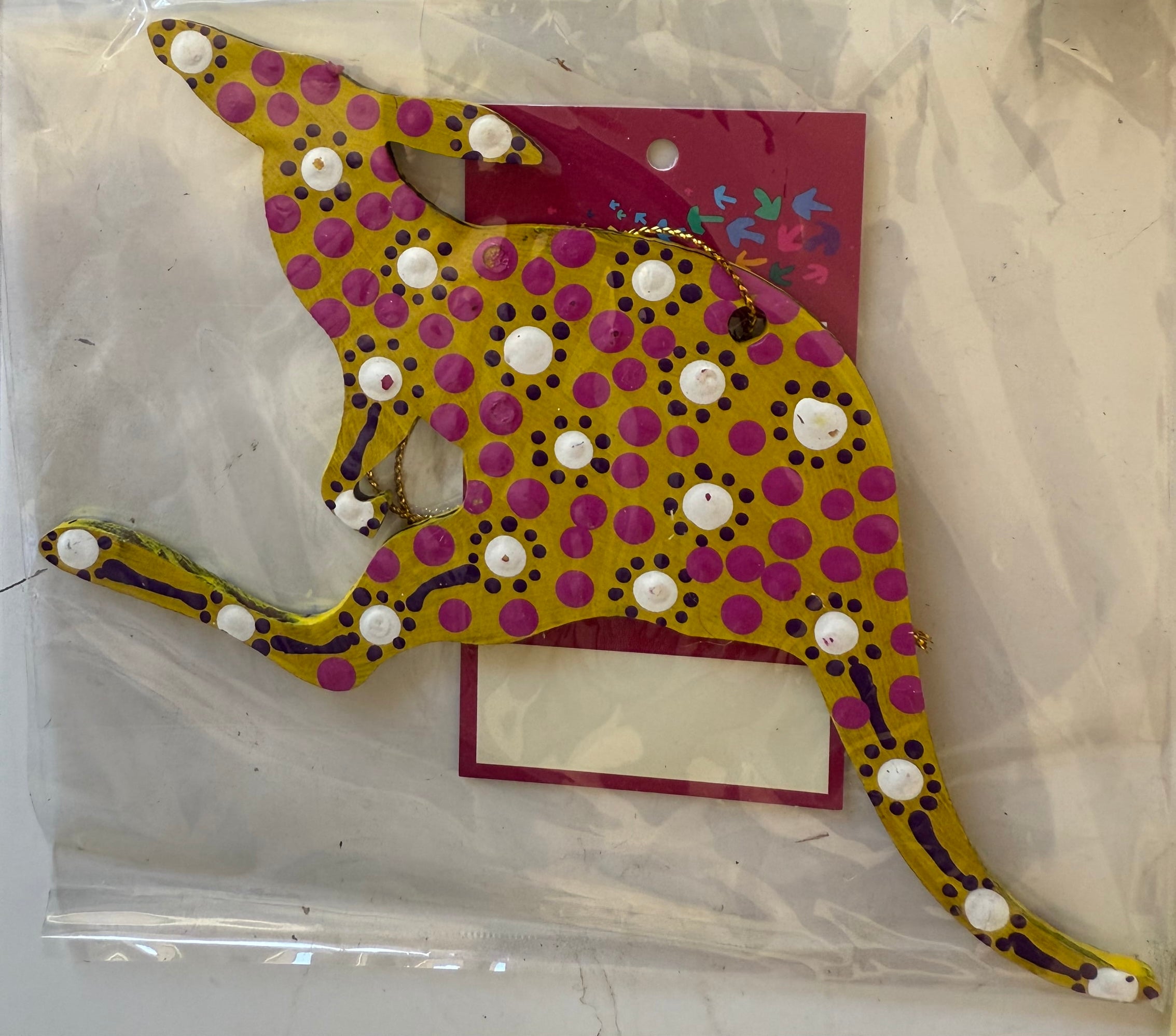 Hand Painted Decoration - Kangaroo  .4