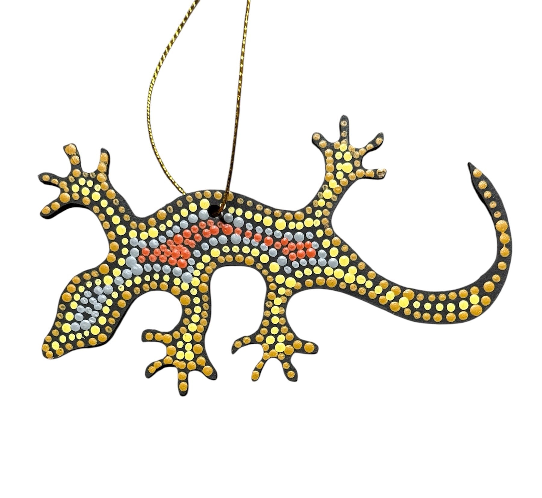 Hand Painted Decoration - Gecko