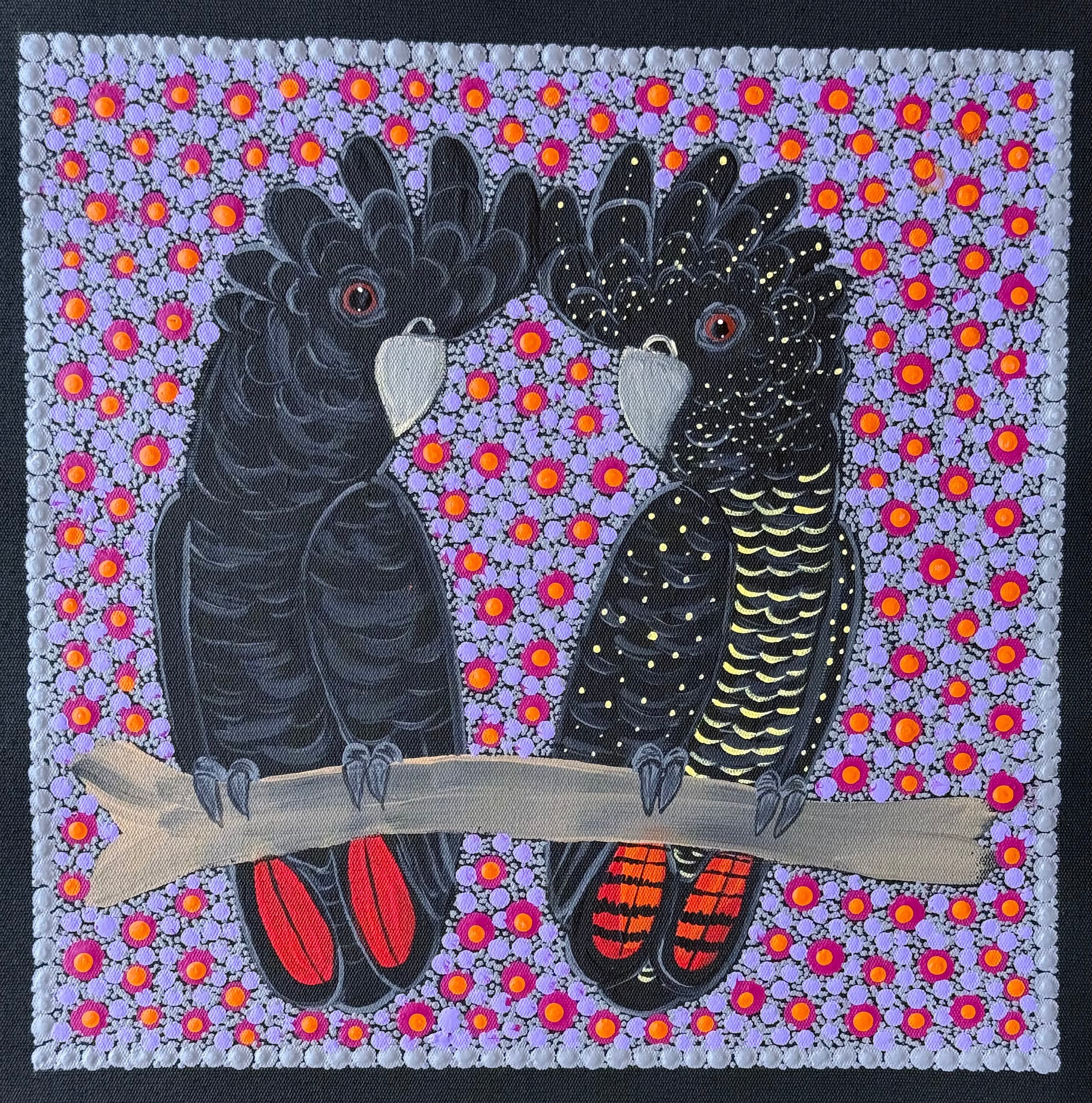Kathleen Buzzacott - Redtail Black Cockatoos .93-8