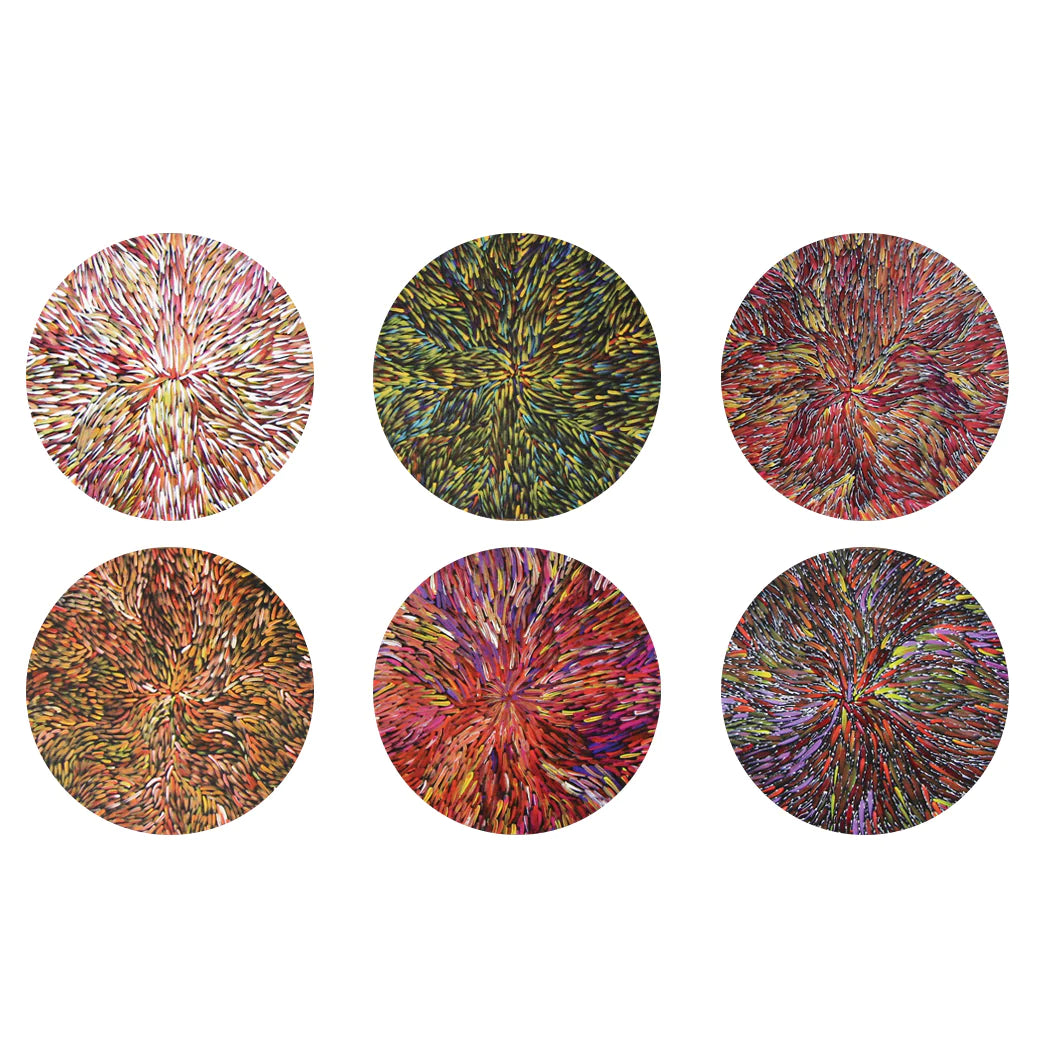 Coasters set of 6 - Katrina Rubuntja