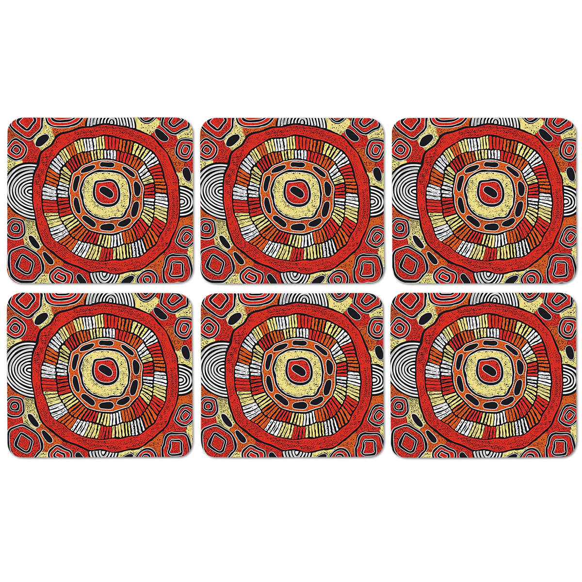 Coasters set of 6 - Debra McDonald