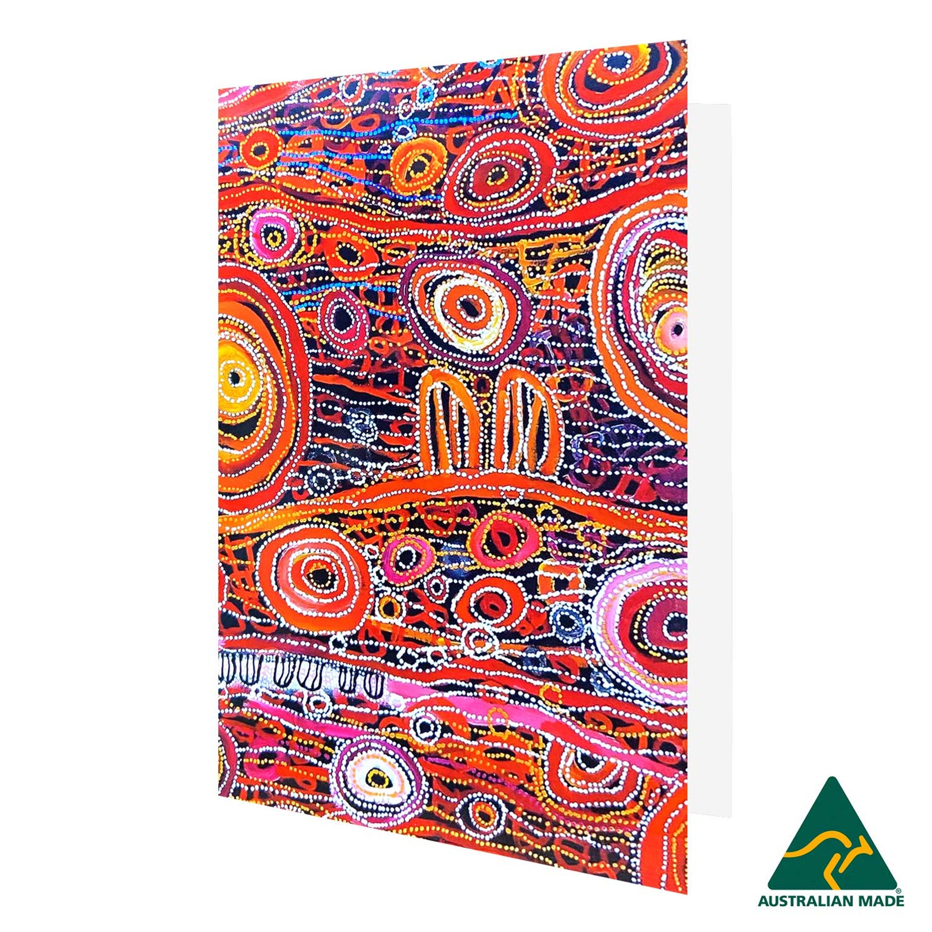 Greeting Card - Charmaine Pwerle - Women's Ceremony (Red)