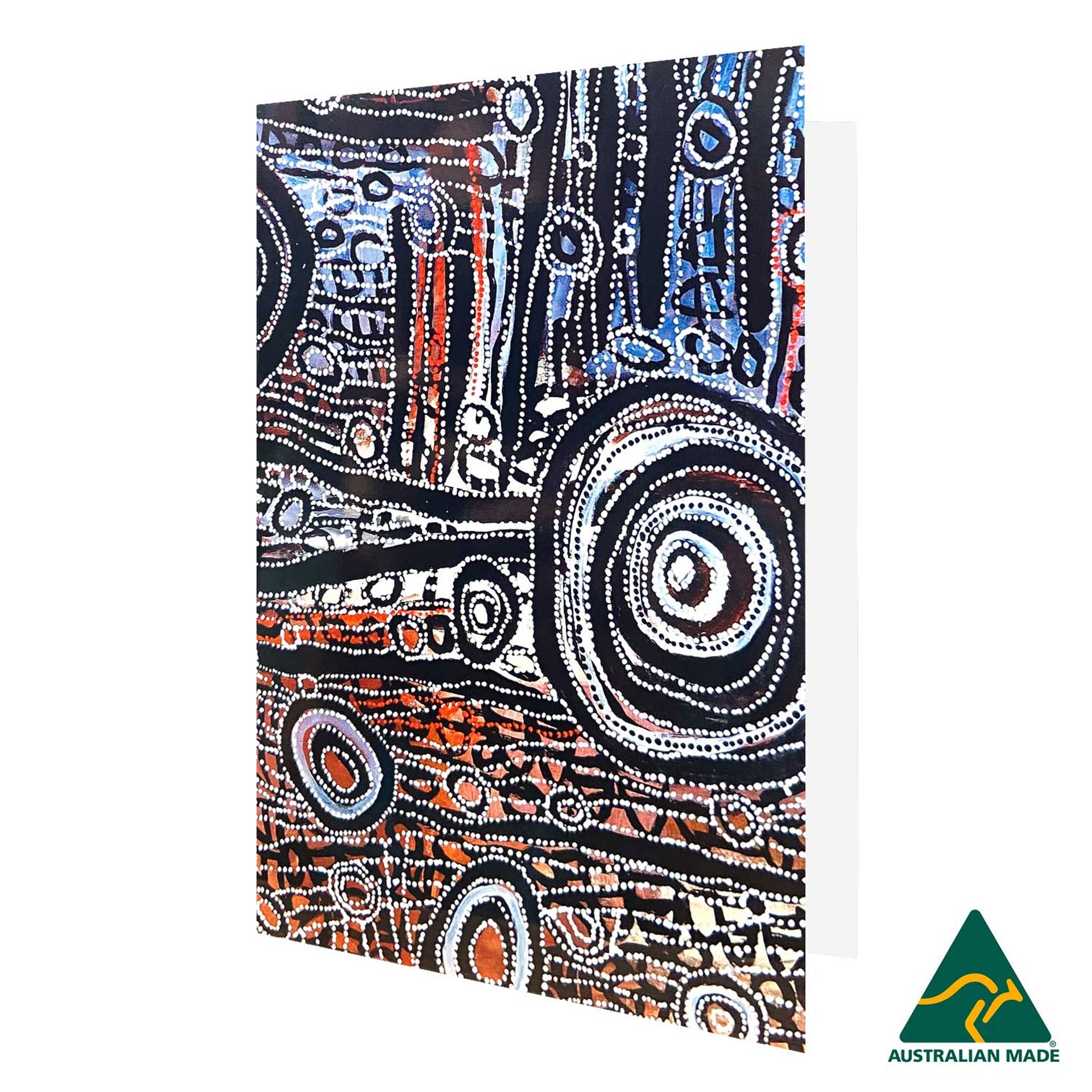 Greeting Card - Charmaine Pwerle - Women's Ceremony (Black)
