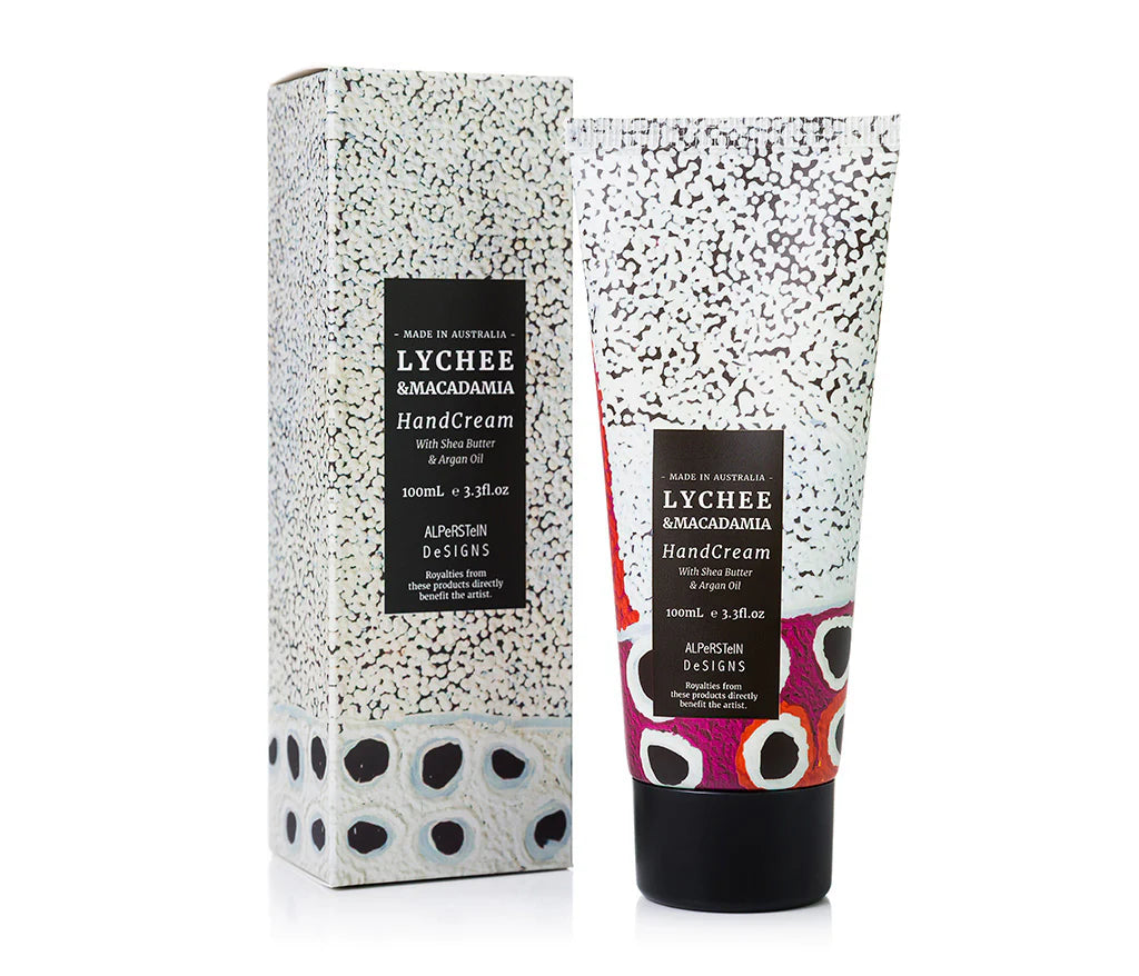 Handcream Lychee & Macadamia 100mL - Kumpaya Girgirba