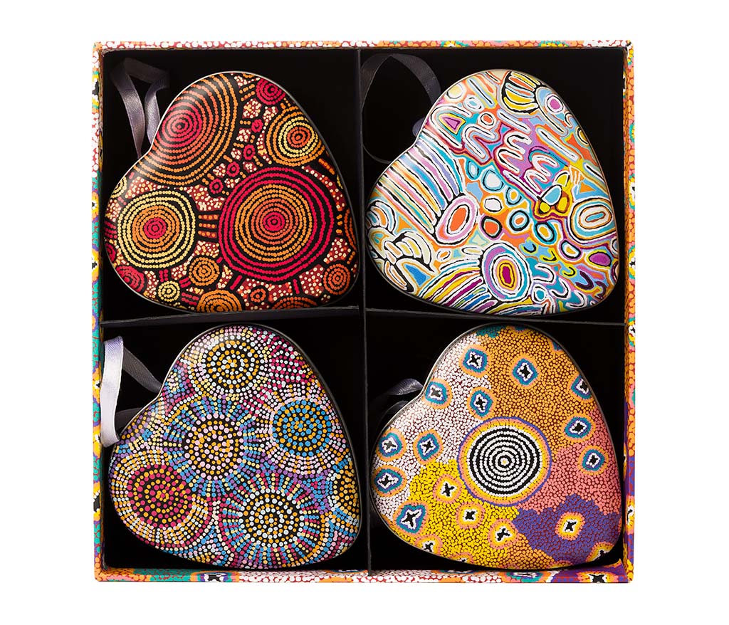 4 Pack Heart Tins