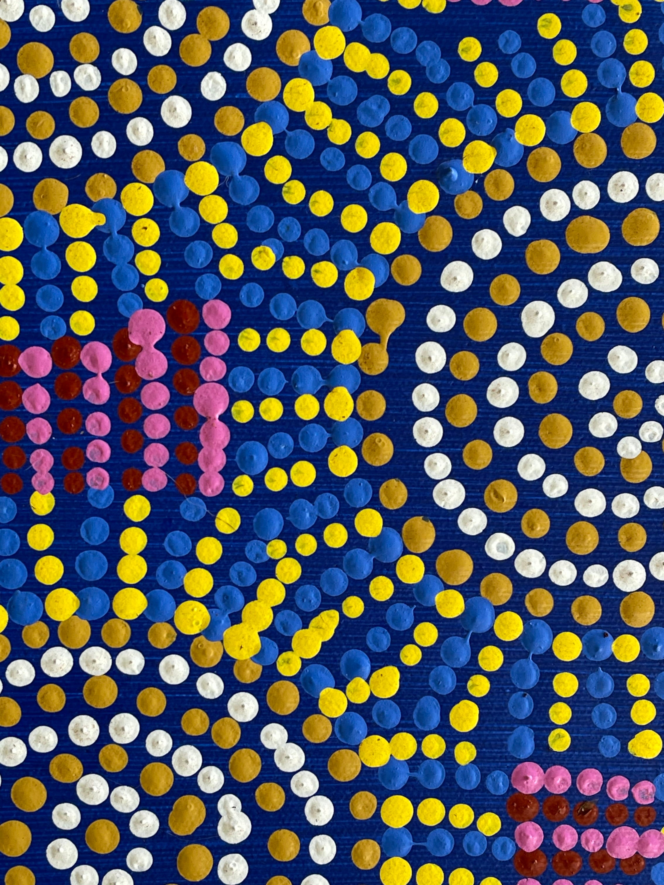 Tina Napangardi Martin - Jintiparnta Jukurrpa (Desert Truffle Dreaming)  Stretched