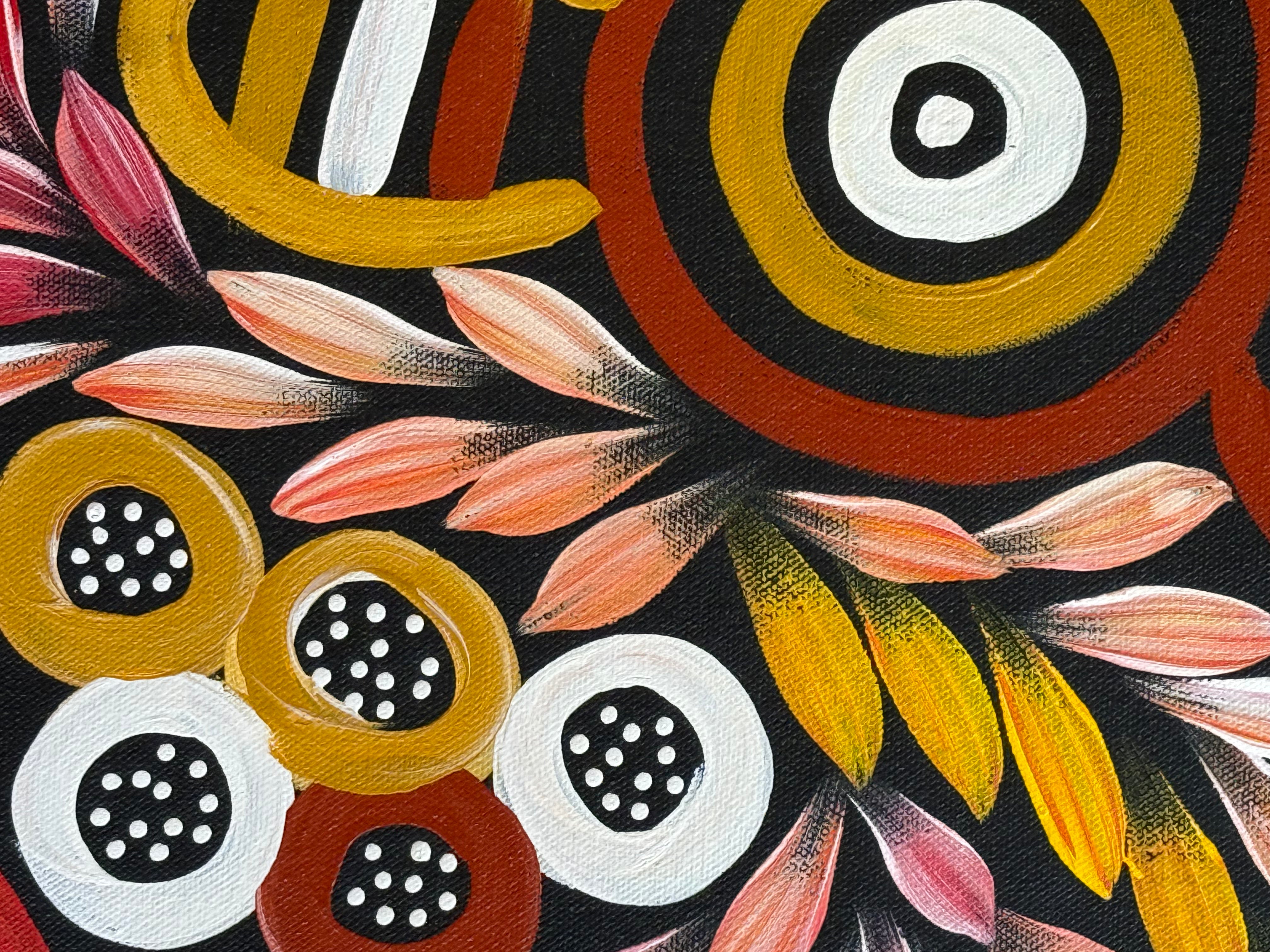 Jacinta Numina Waugh - Women Body Painting and Bush Medicine Leaves .12-36