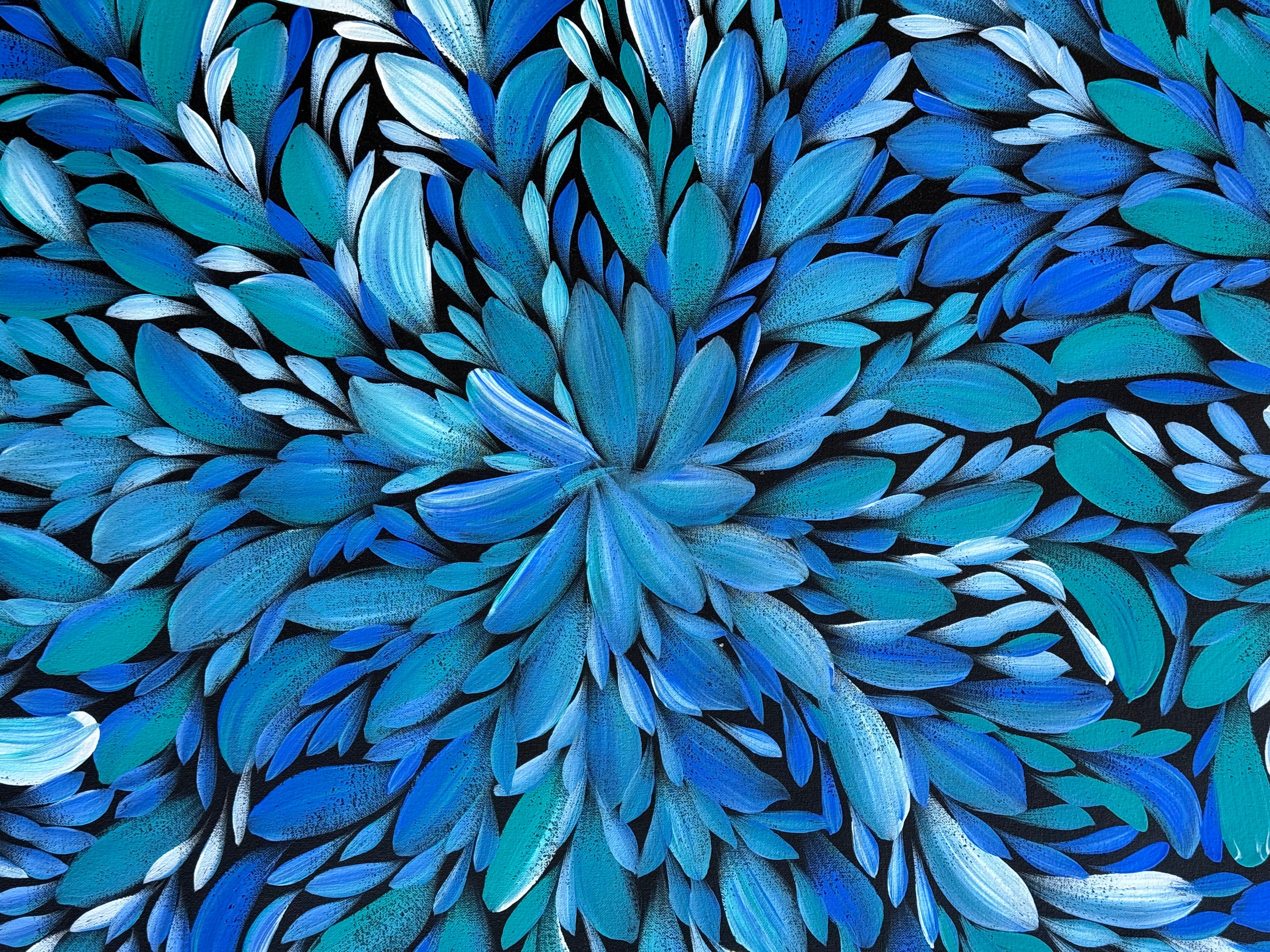 Louise Numina Napananka - Bush Medicine Leaves - 60x124cm .32-3
