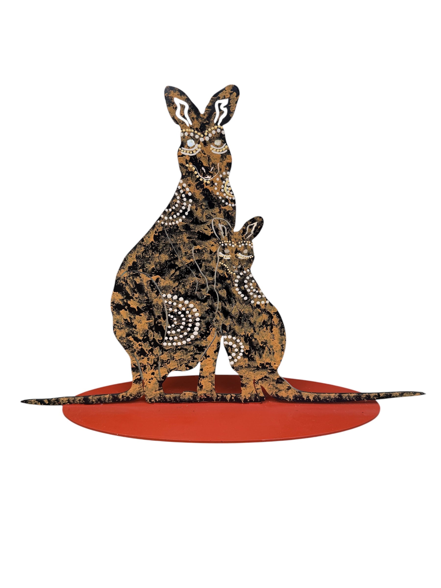 Deidre Burgoyne Rosier - Kangaroos - 30.5 x 42cm