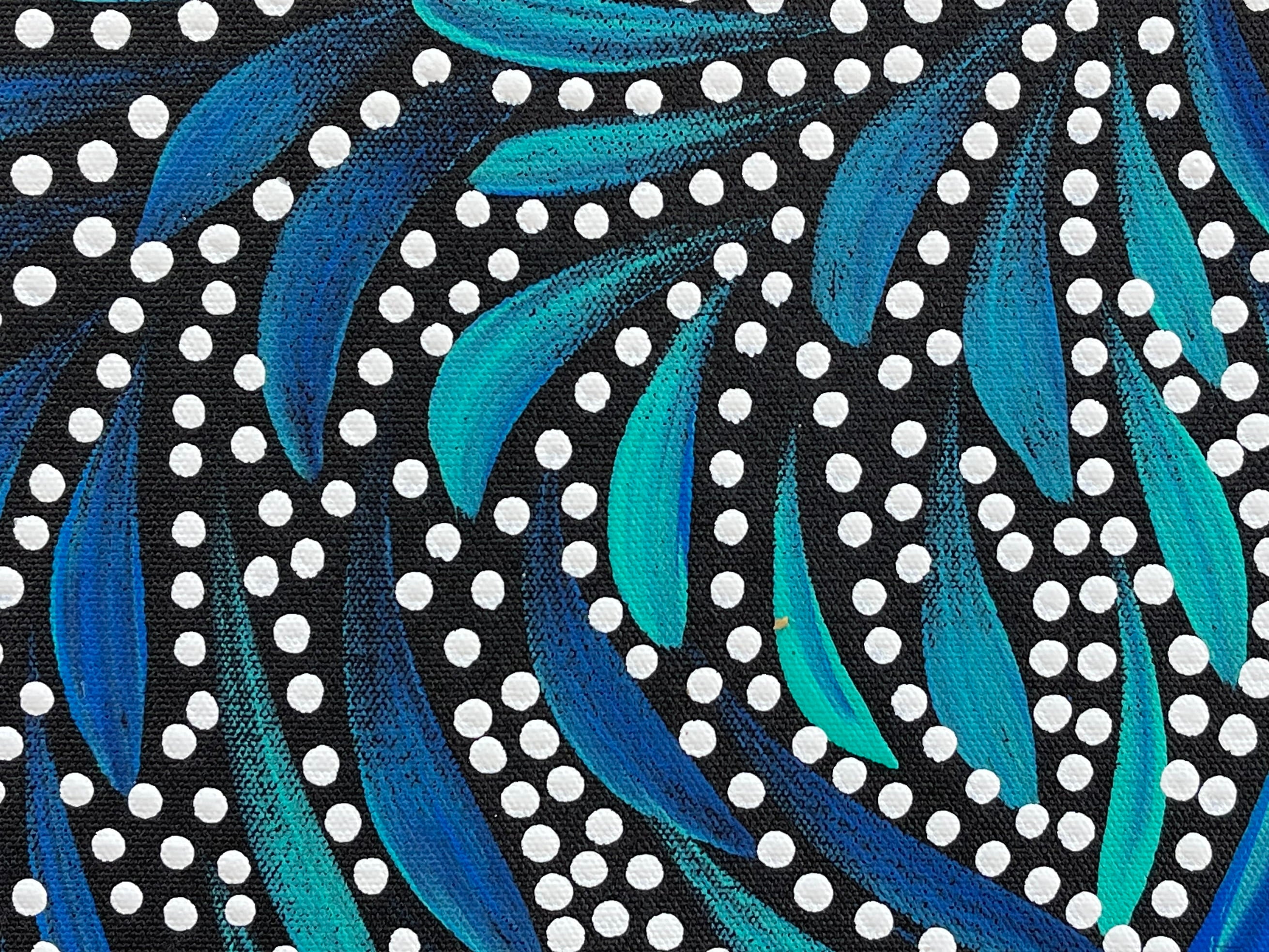 Caroline Numina - Seeded Bush Medicine Leaves - 71x95cm .88-1