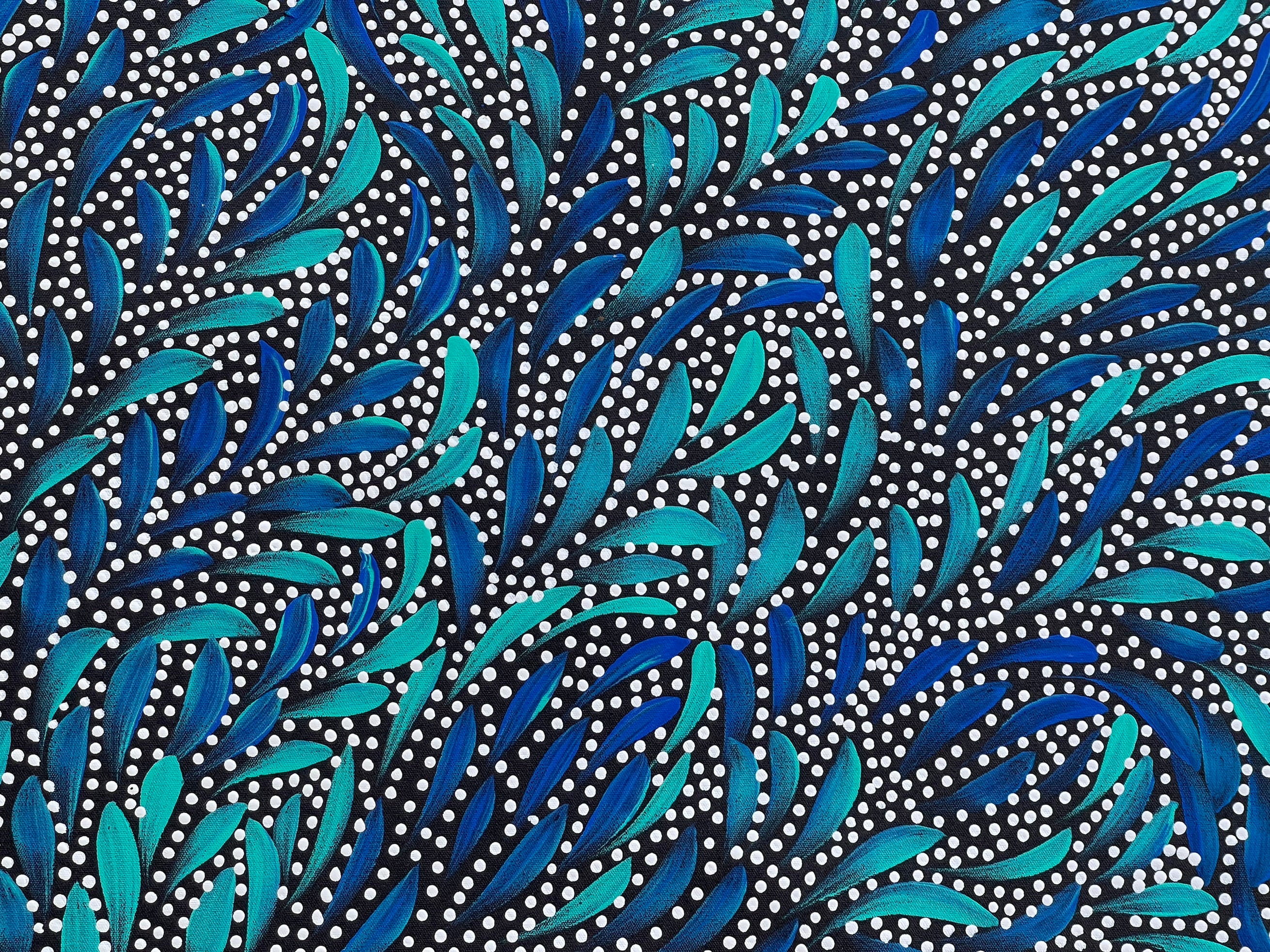 Caroline Numina - Seeded Bush Medicine Leaves - 71x95cm .88-1