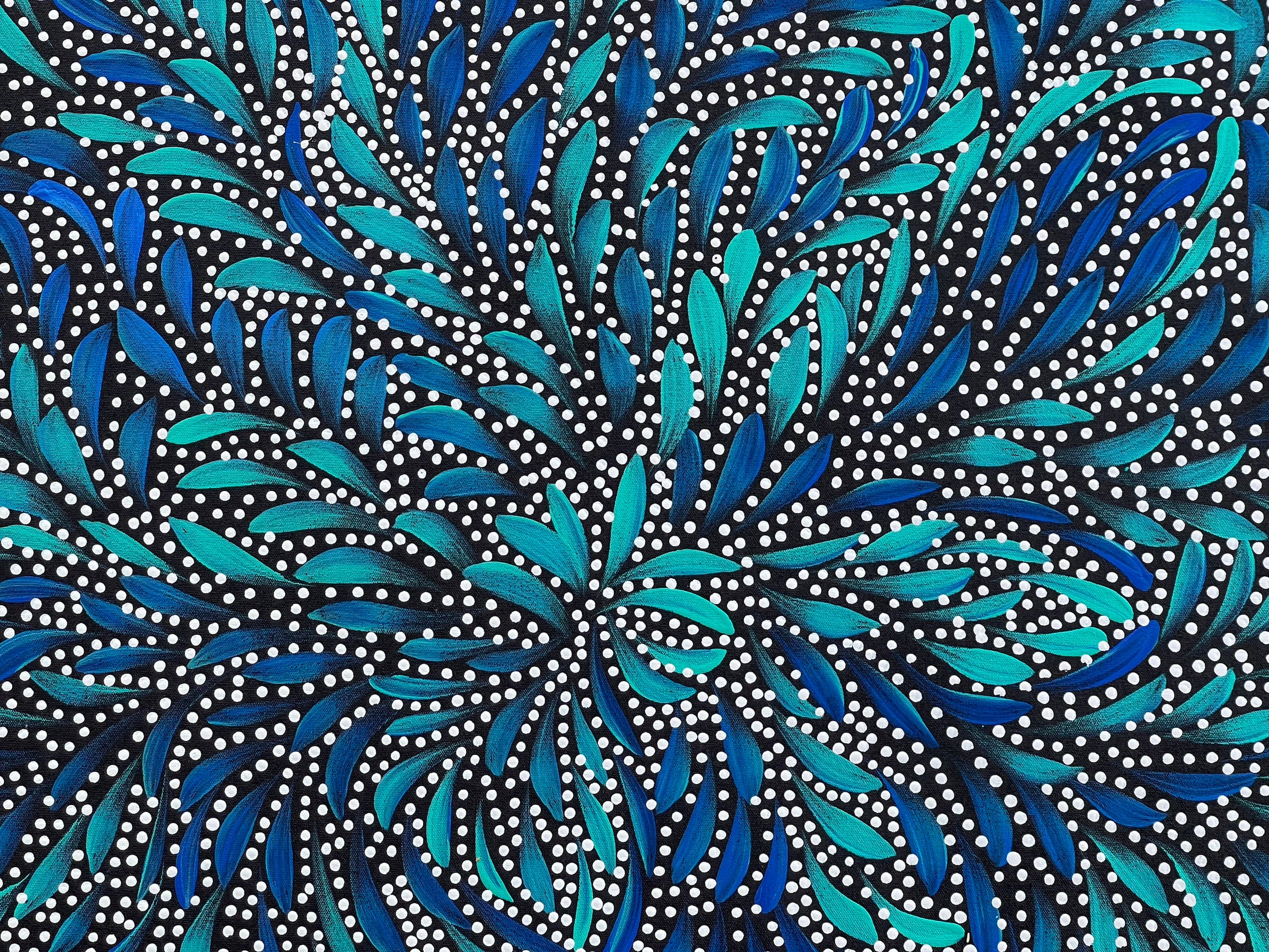 Caroline Numina - Seeded Bush Medicine Leaves - 71x95cm .88-1