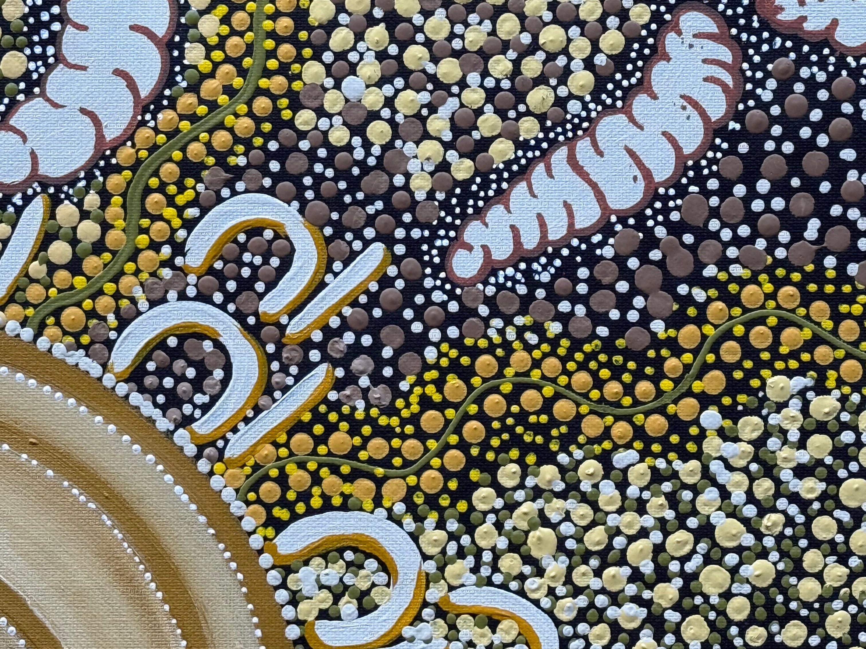 Deidre Burgoyne Rosier - Family of Women Gathering Witchetty Grubs .39-2