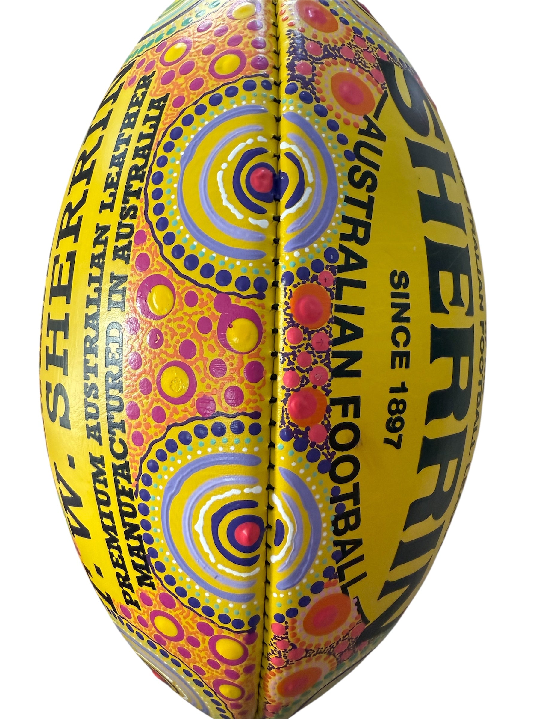 Hand Painted Sherrin Football - Cherelle Williams