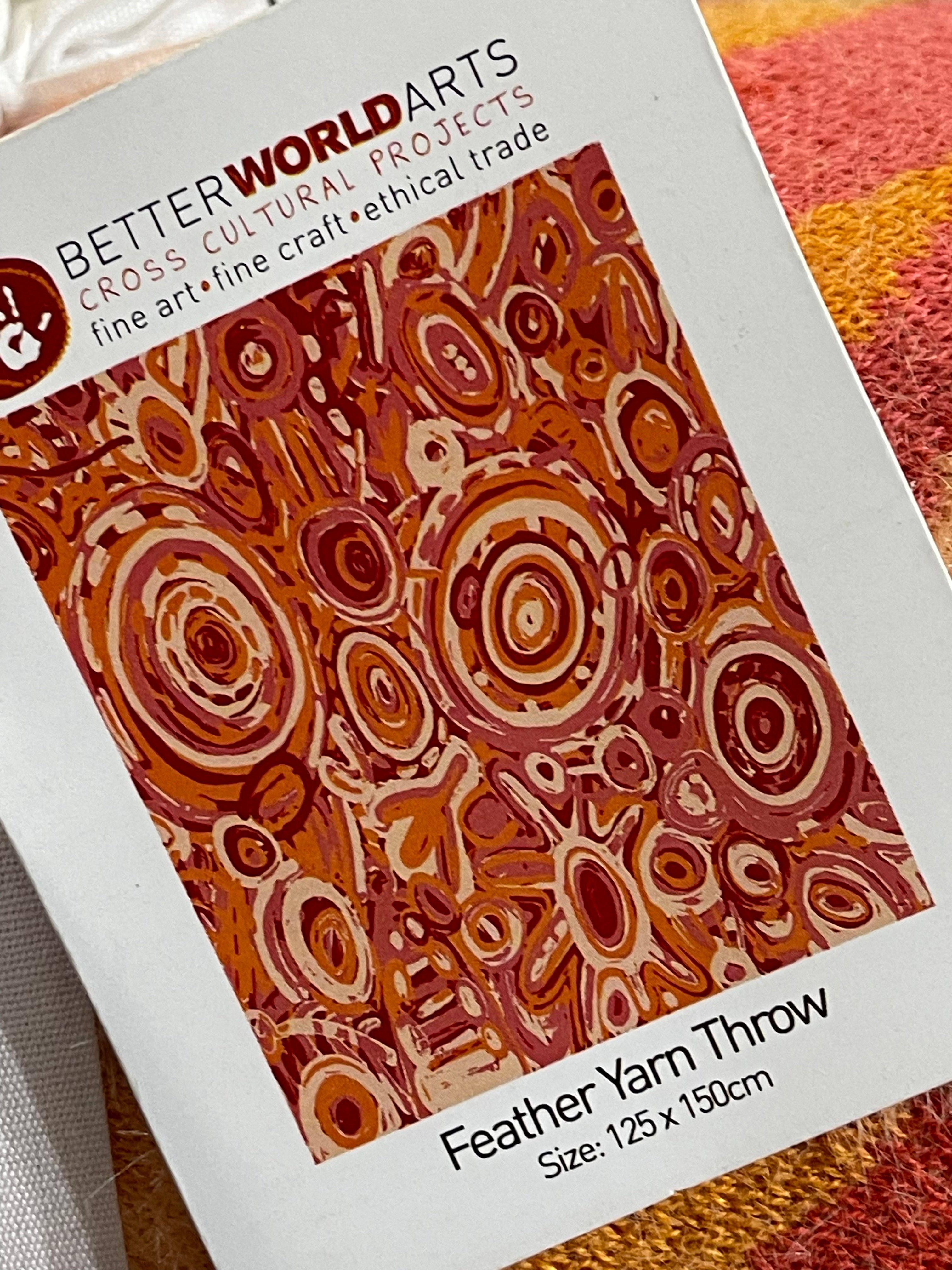 Feather Yarn Throw - Cedric Varcoe