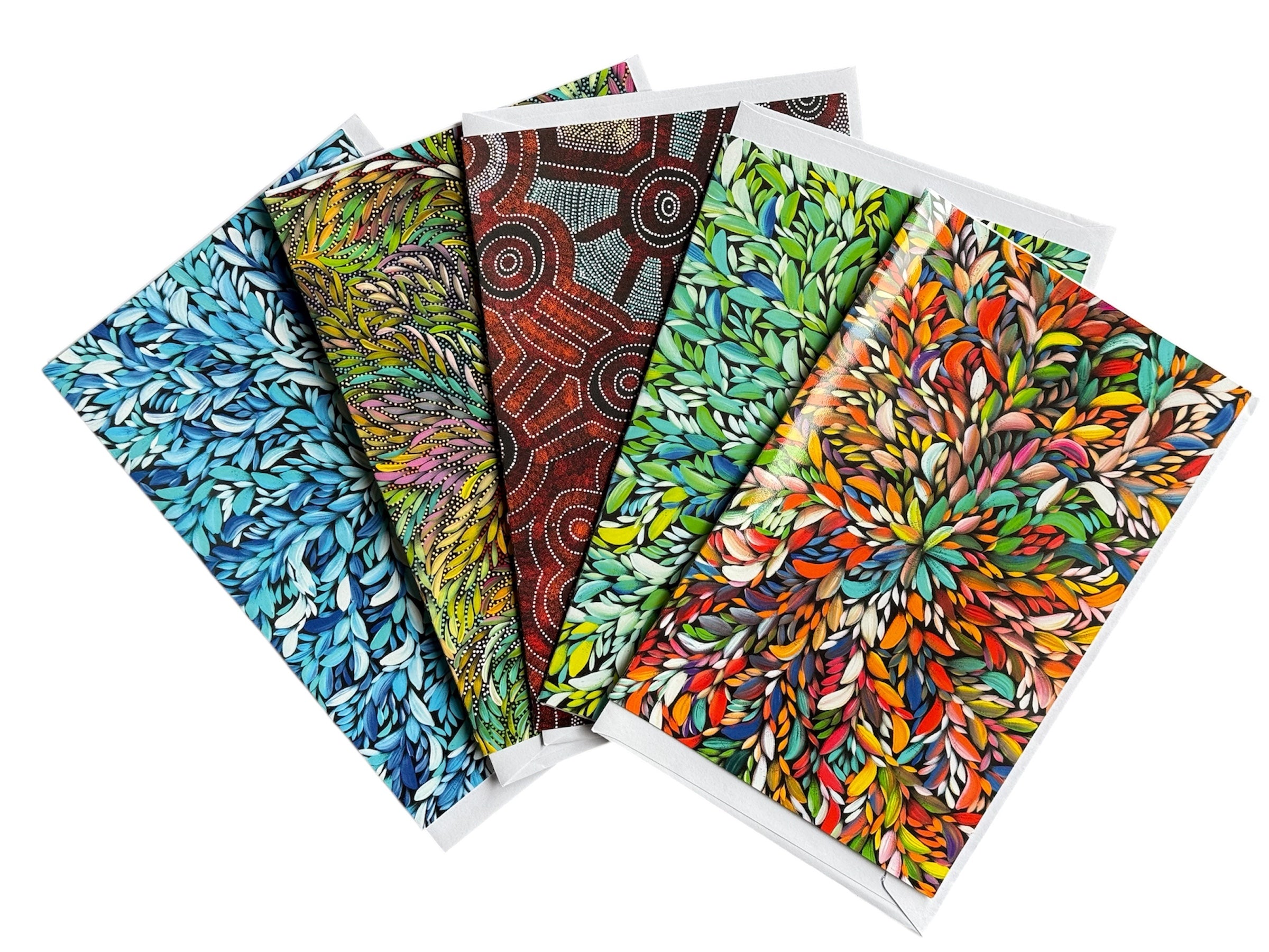 Greeting Cards - Set of 5 Raintree Art Designs