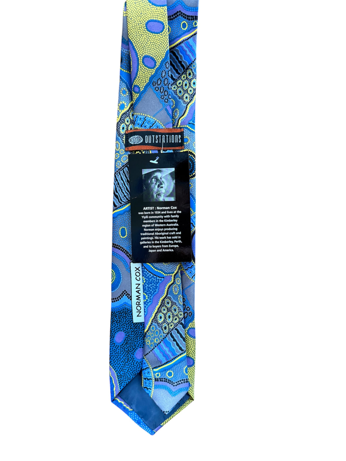 Men's Tie - Norman Cox - Blue