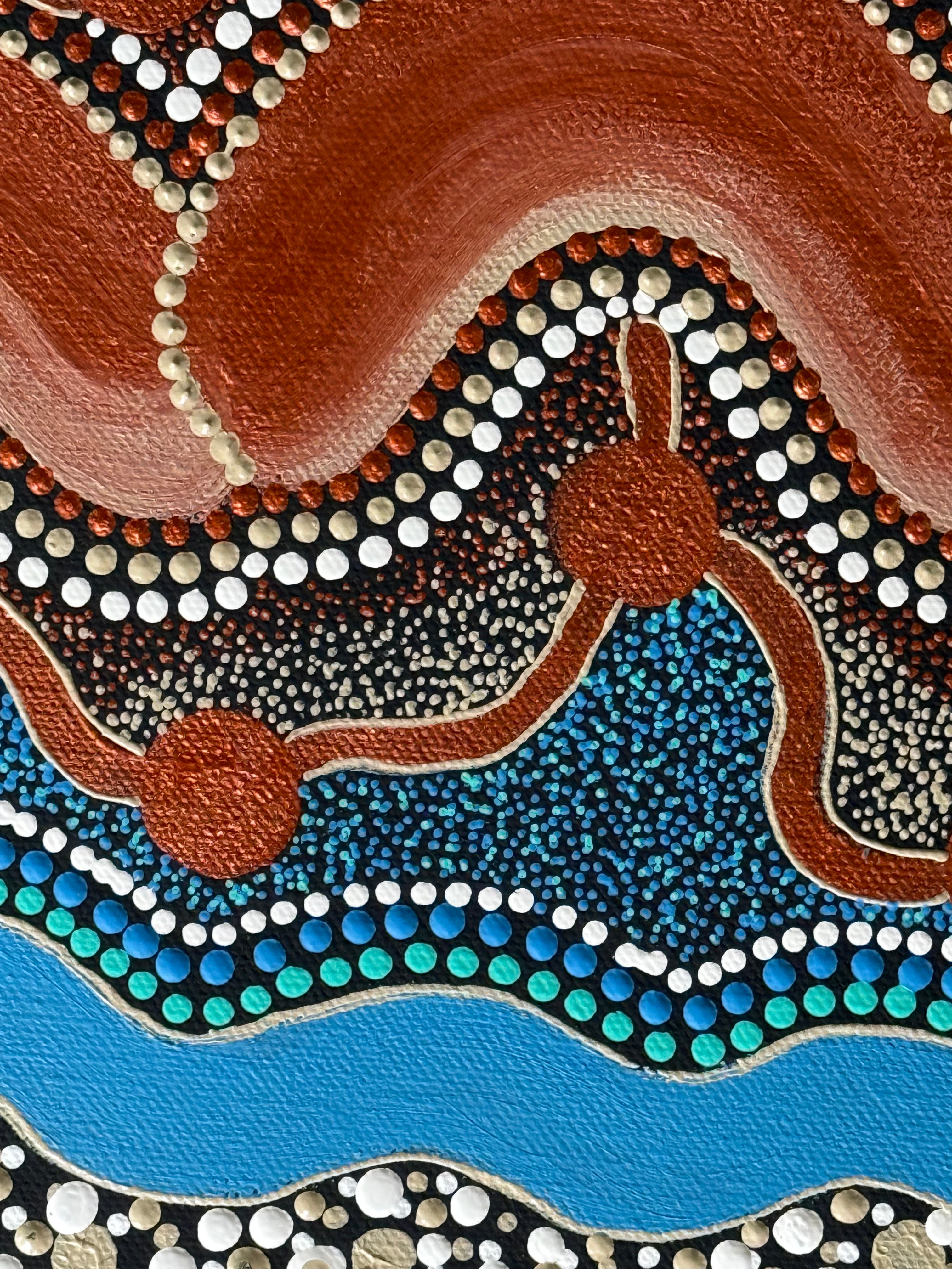 Deidre Burgoyne Rosier - My Travels to Land and Sea .51-12 *pre-stretched*