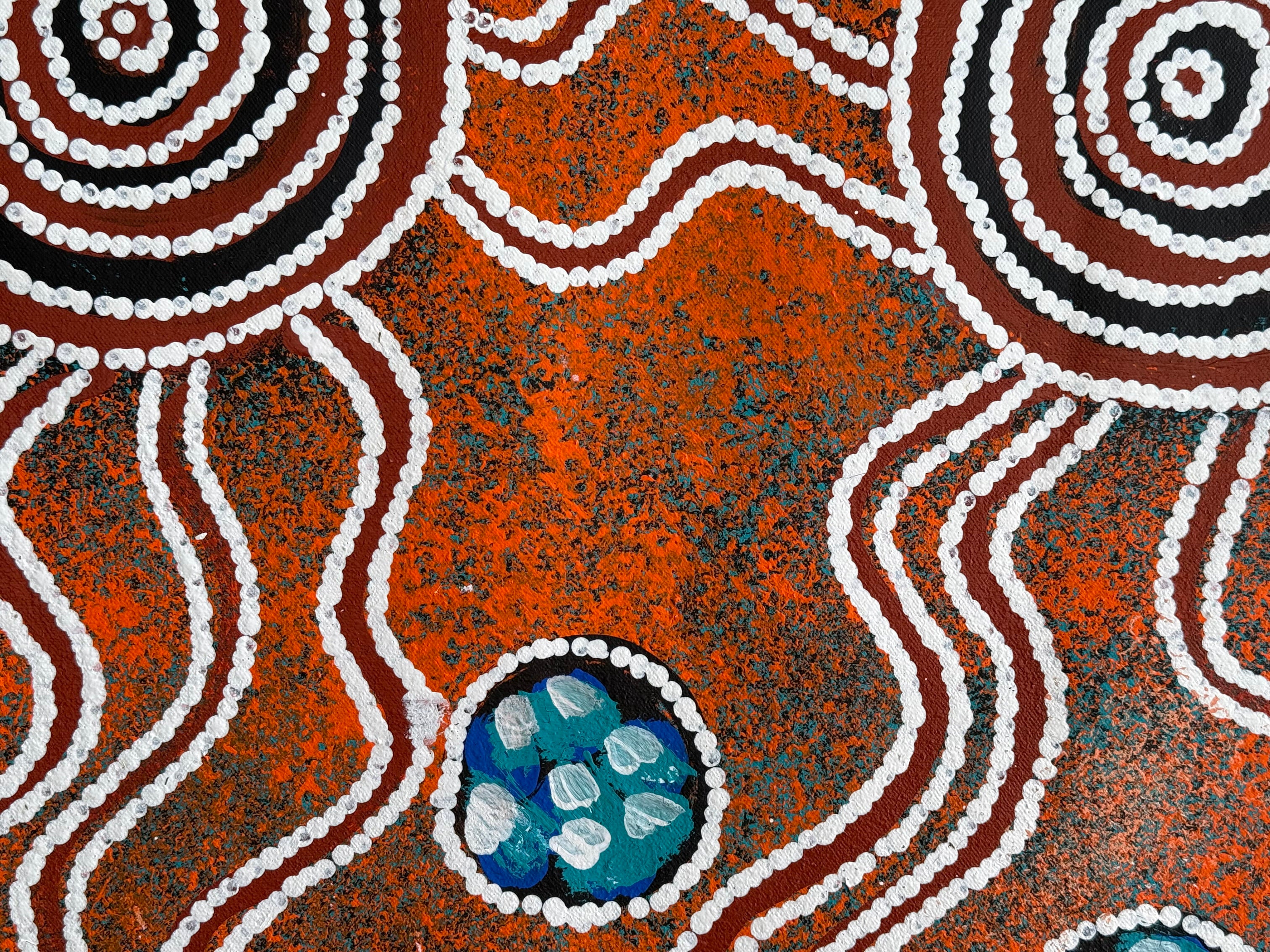 Barbara Pananka - Gathering for Bush Tucker - 61x130cm .15-3