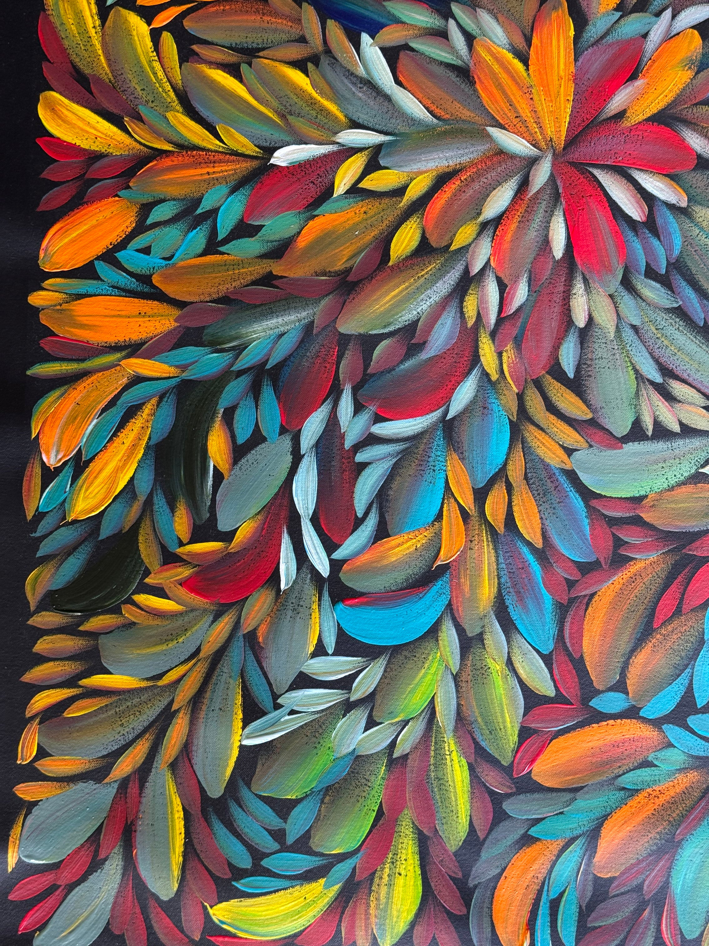 Louise Numina Napananka - Bush Medicine Leaves - 200x98cm .21-6