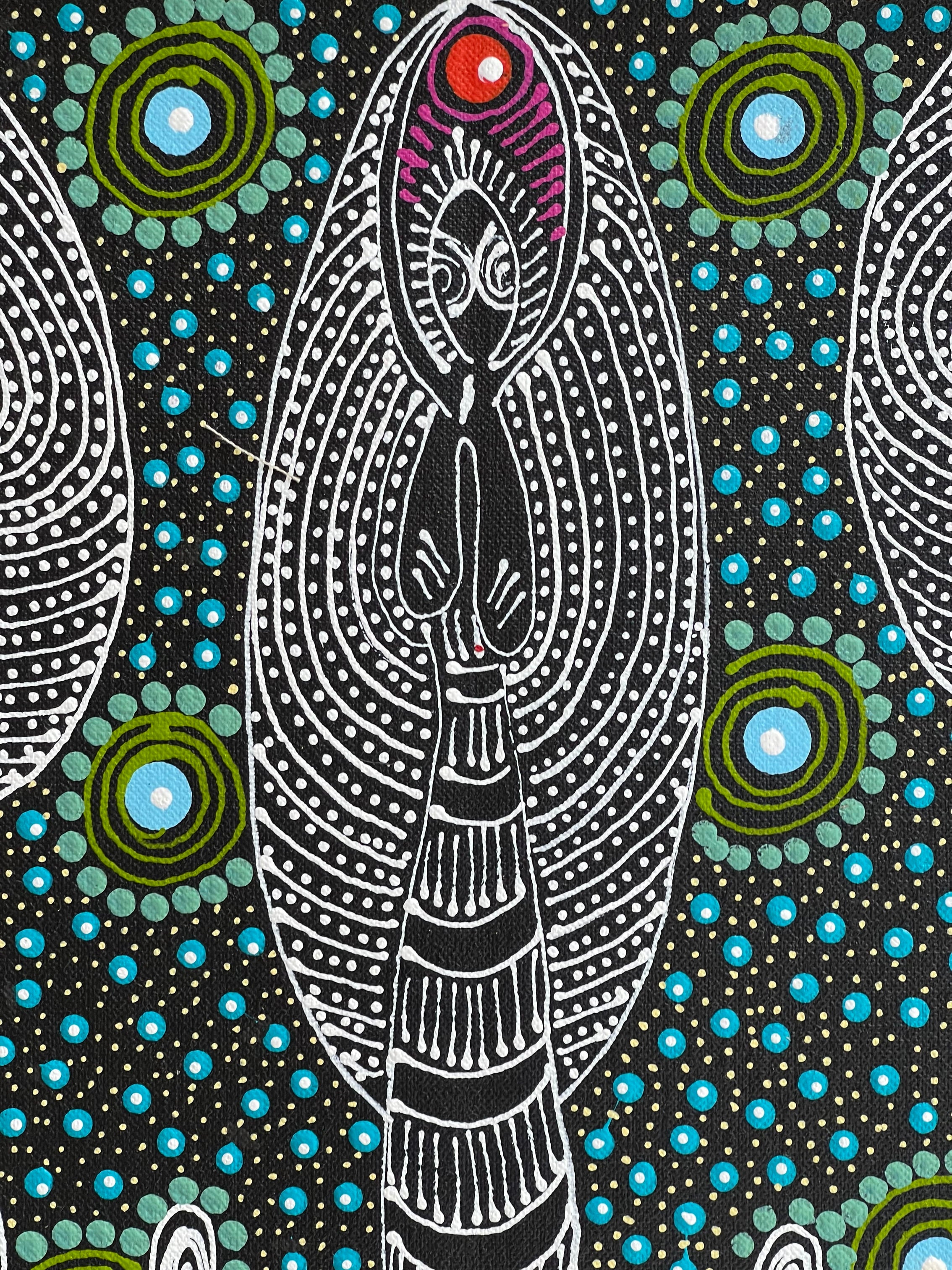 Colleen Wallace Nungarray - Dreamtime Sisters - 30x30cm .30