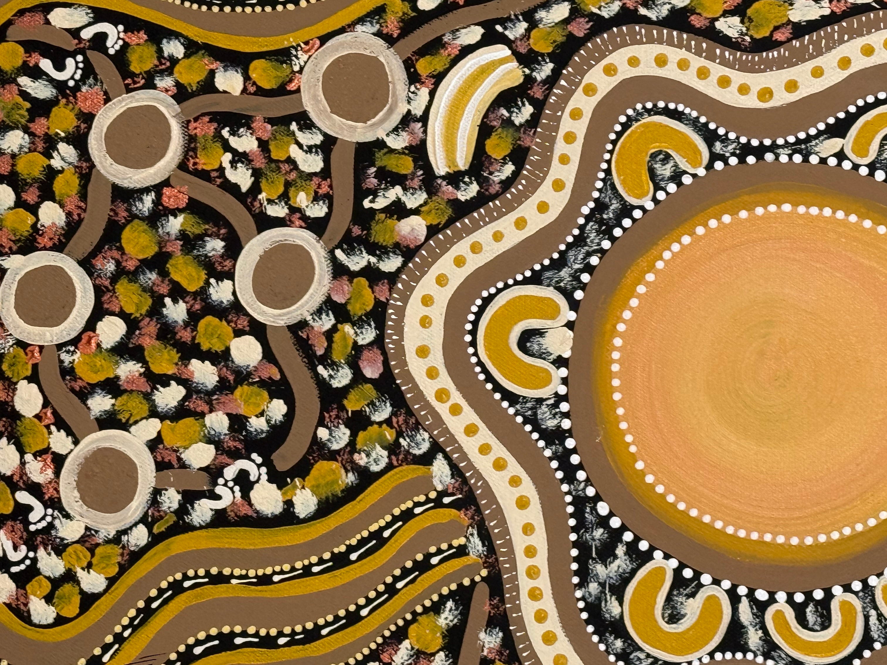 Deidre Burgoyne Rosier - Gathering by the Seas, Travelling Tracks .39-11 *pre-stretched*