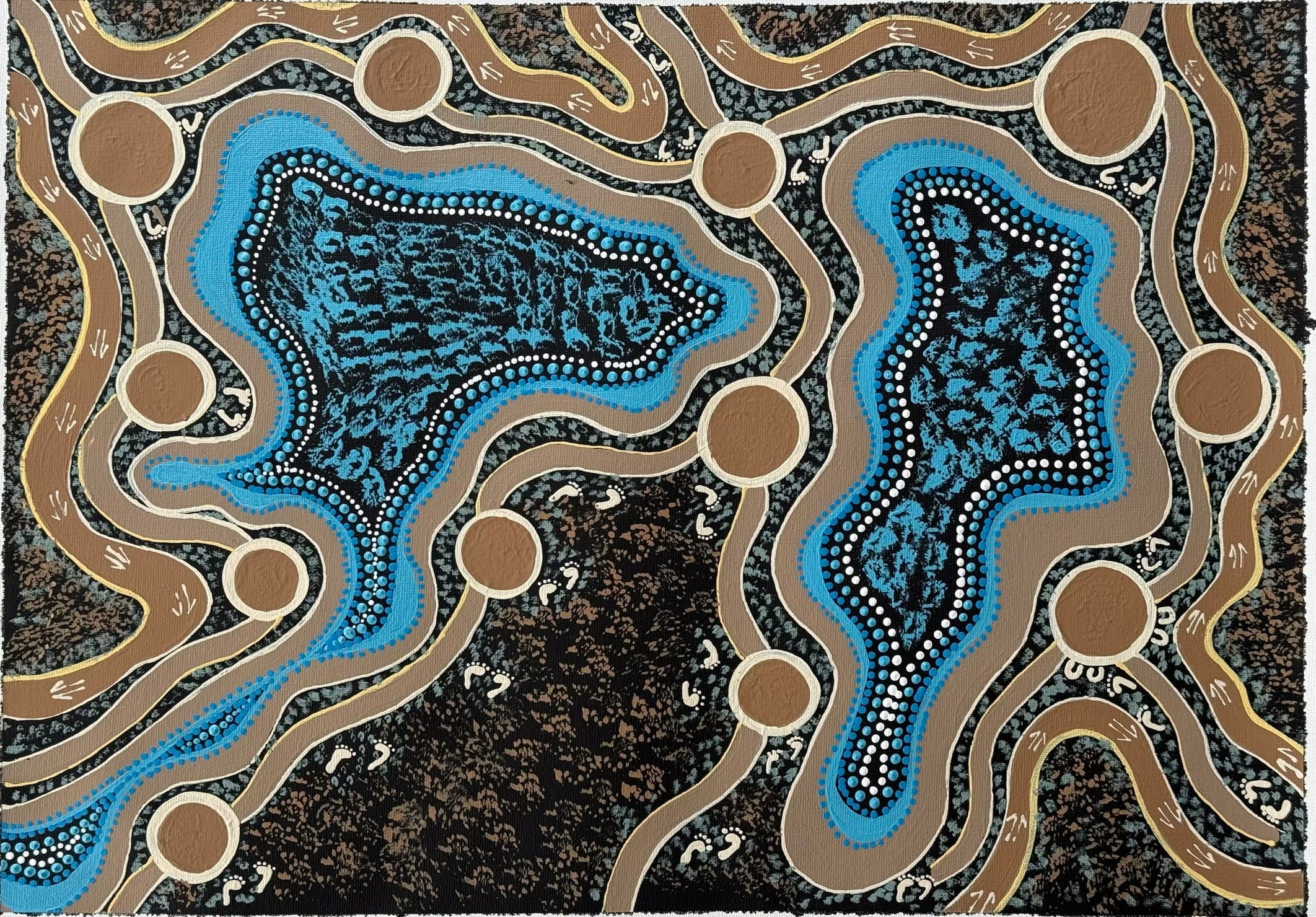 Deidre Burgoyne Rosier - Walk About Country .39-20