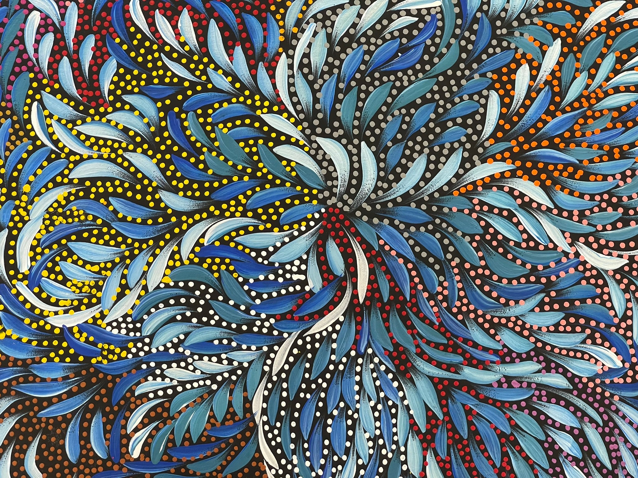 Caroline Numina - Bush Seeded Leaves - 98x94cm .51-13