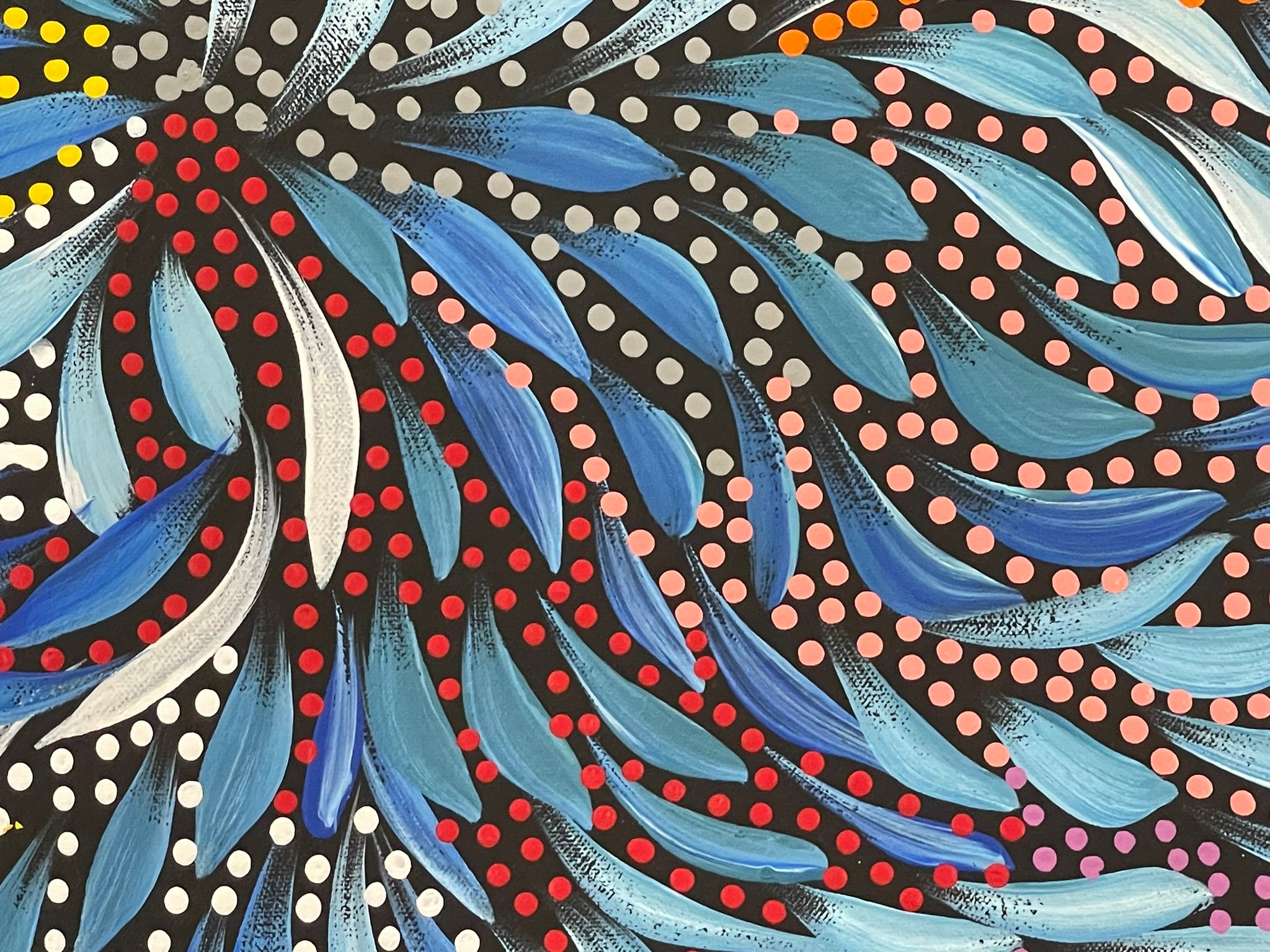 Caroline Numina - Bush Seeded Leaves - 98x94cm .51-13