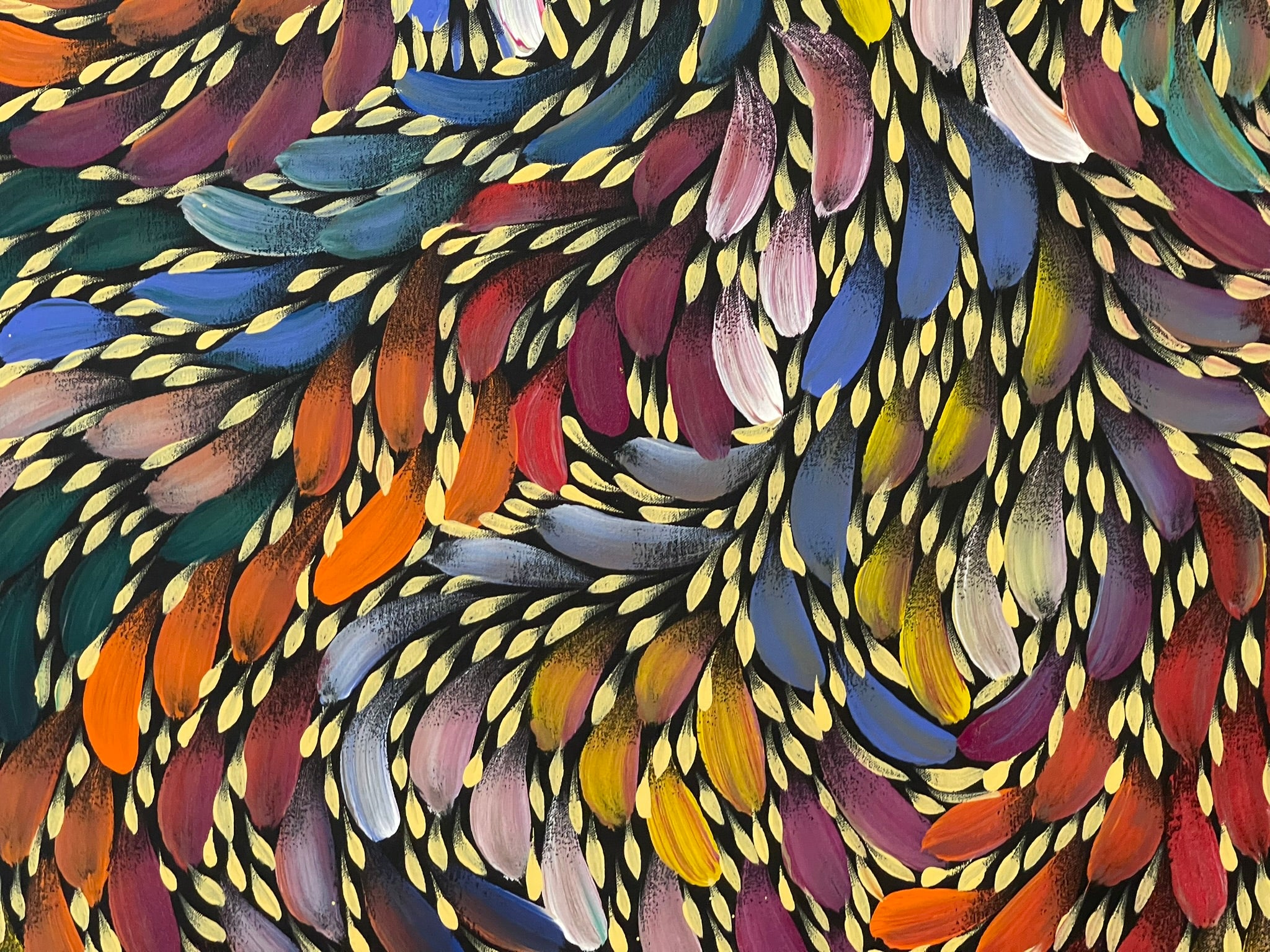 Caroline Numina - Seeded Bush Leaves .51-7