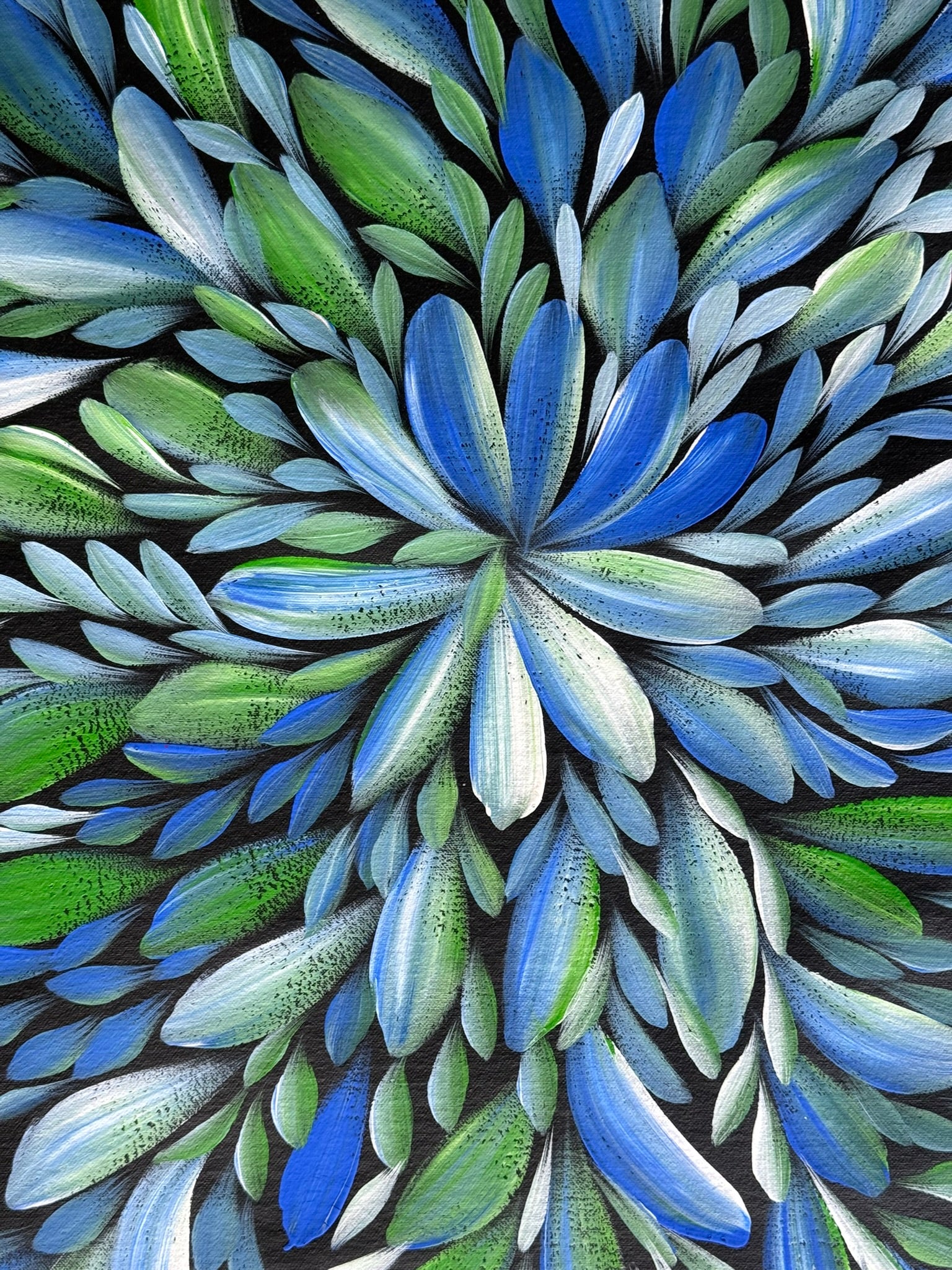 Louise Numina Napananka - Bush Medicine Leaves .16-54