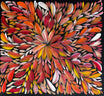 Louise Numina Napananka - Bush Medicine Leaves - 61x56cm .16-55