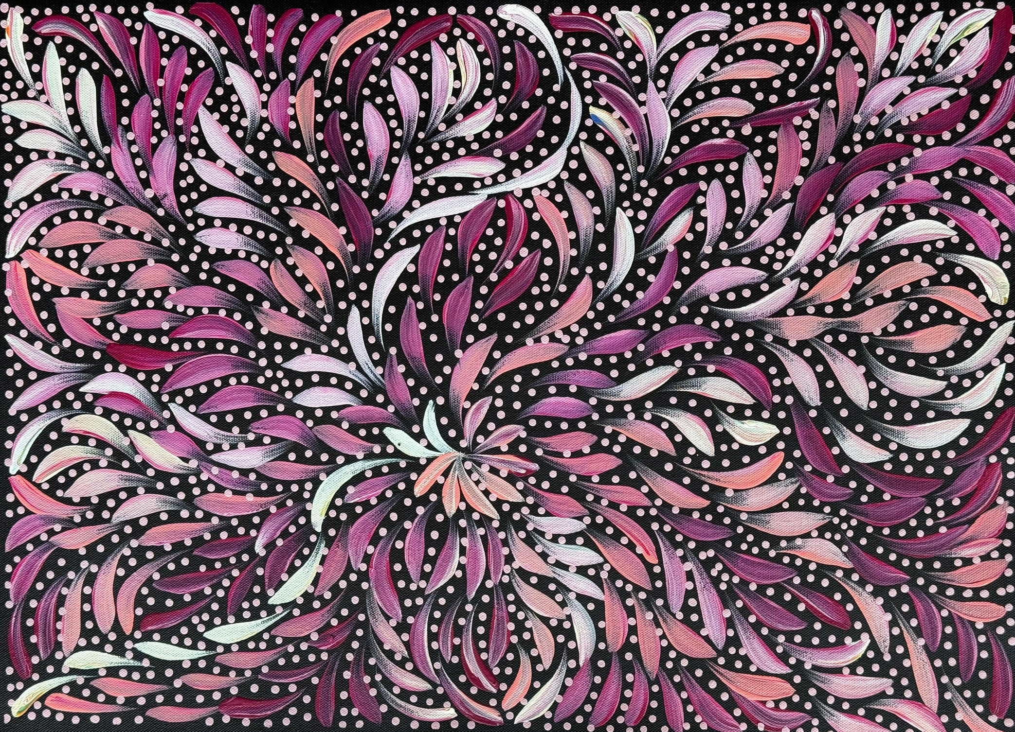 Caroline Numina - Bush Medicine Leaves with Seeds .35-4