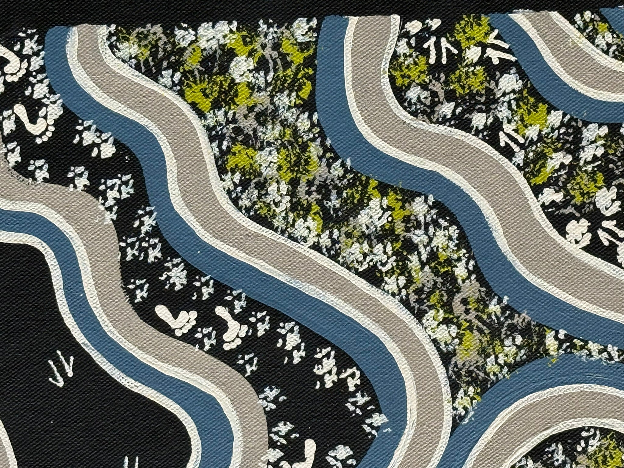 Deidre Burgoyne Rosier - Country Tracks of Man and Kangaroos .39-2